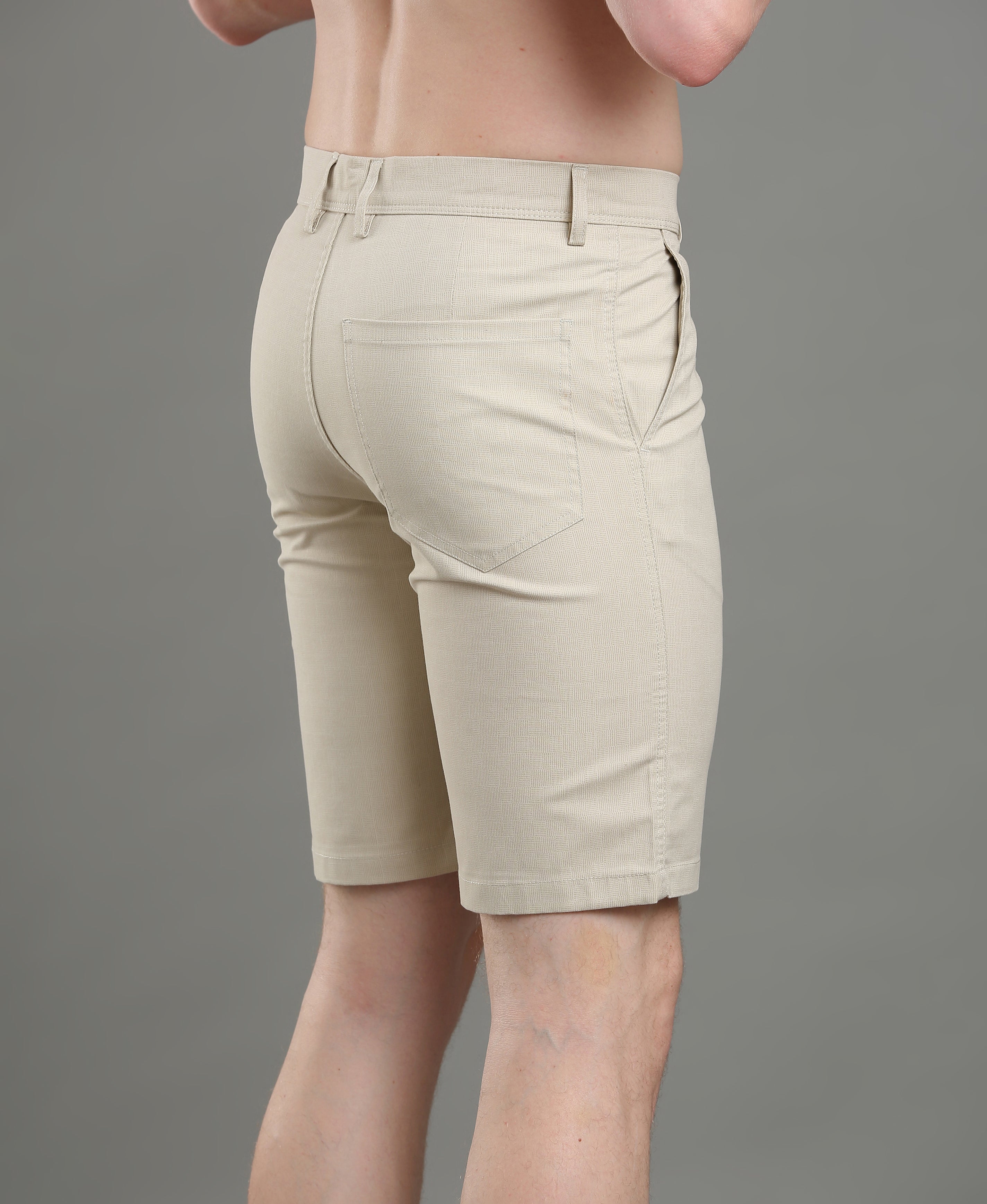 Almond Dune Twill Shorts