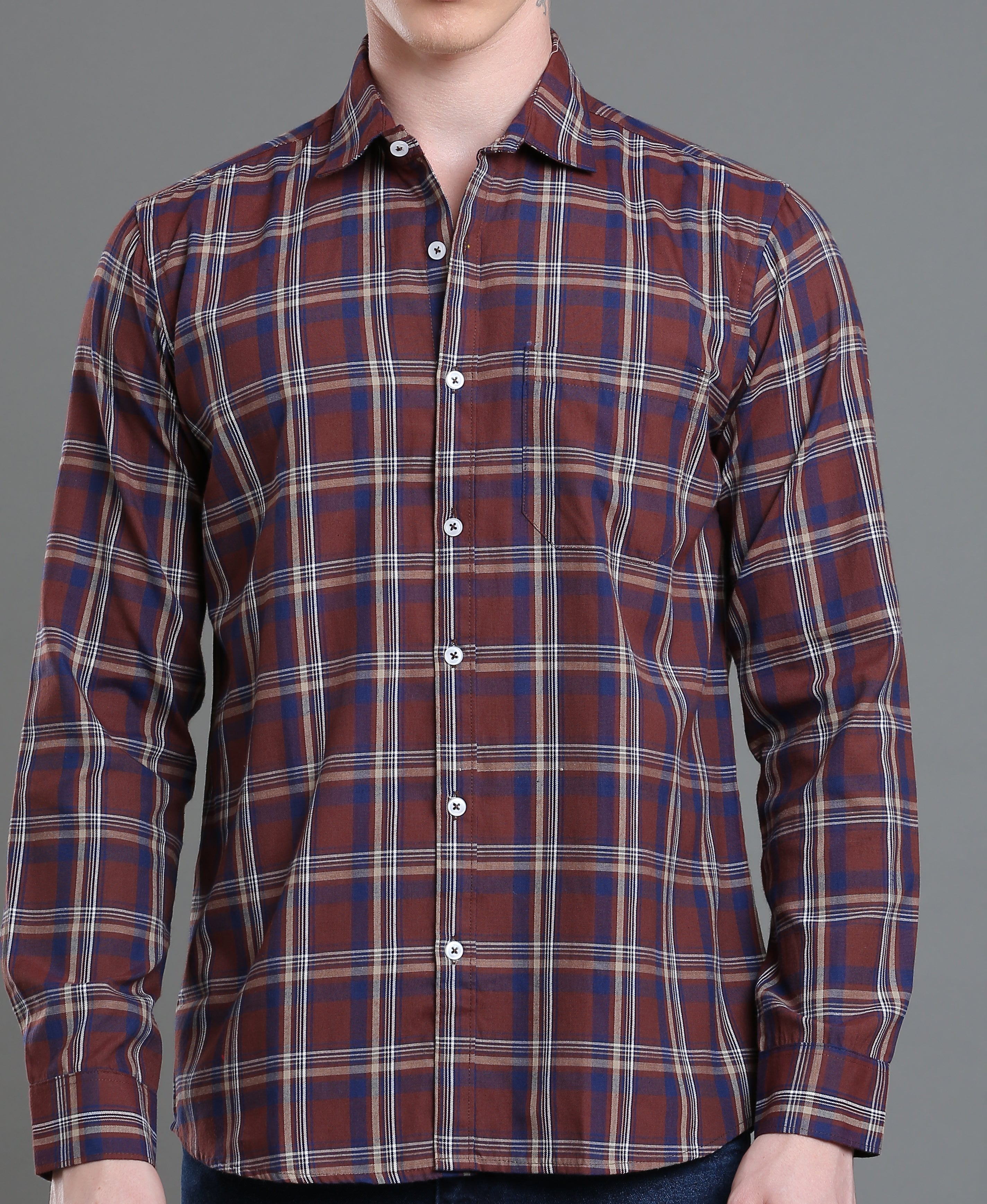 Vintage Check Tailored Shirt