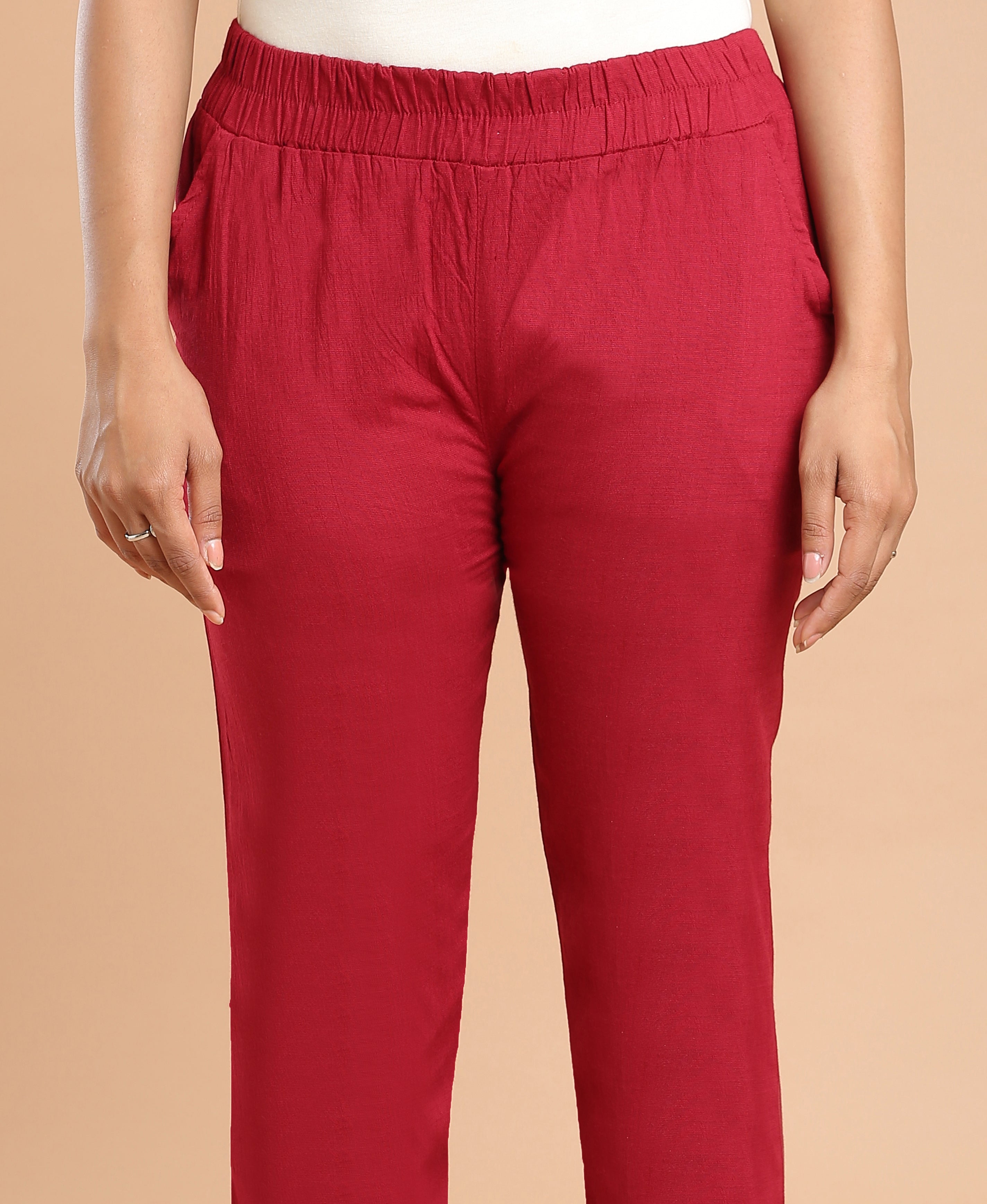 Merlot Cigarette Pants
