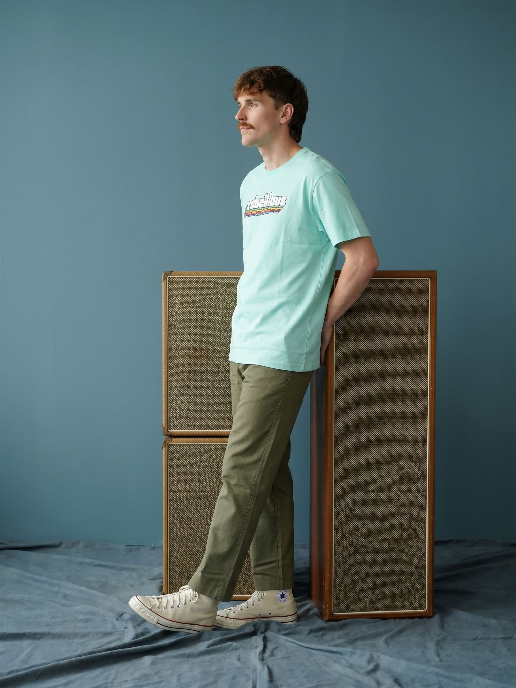Men's Jersey 180 Gsm Light Green Regular Fit T Shirt