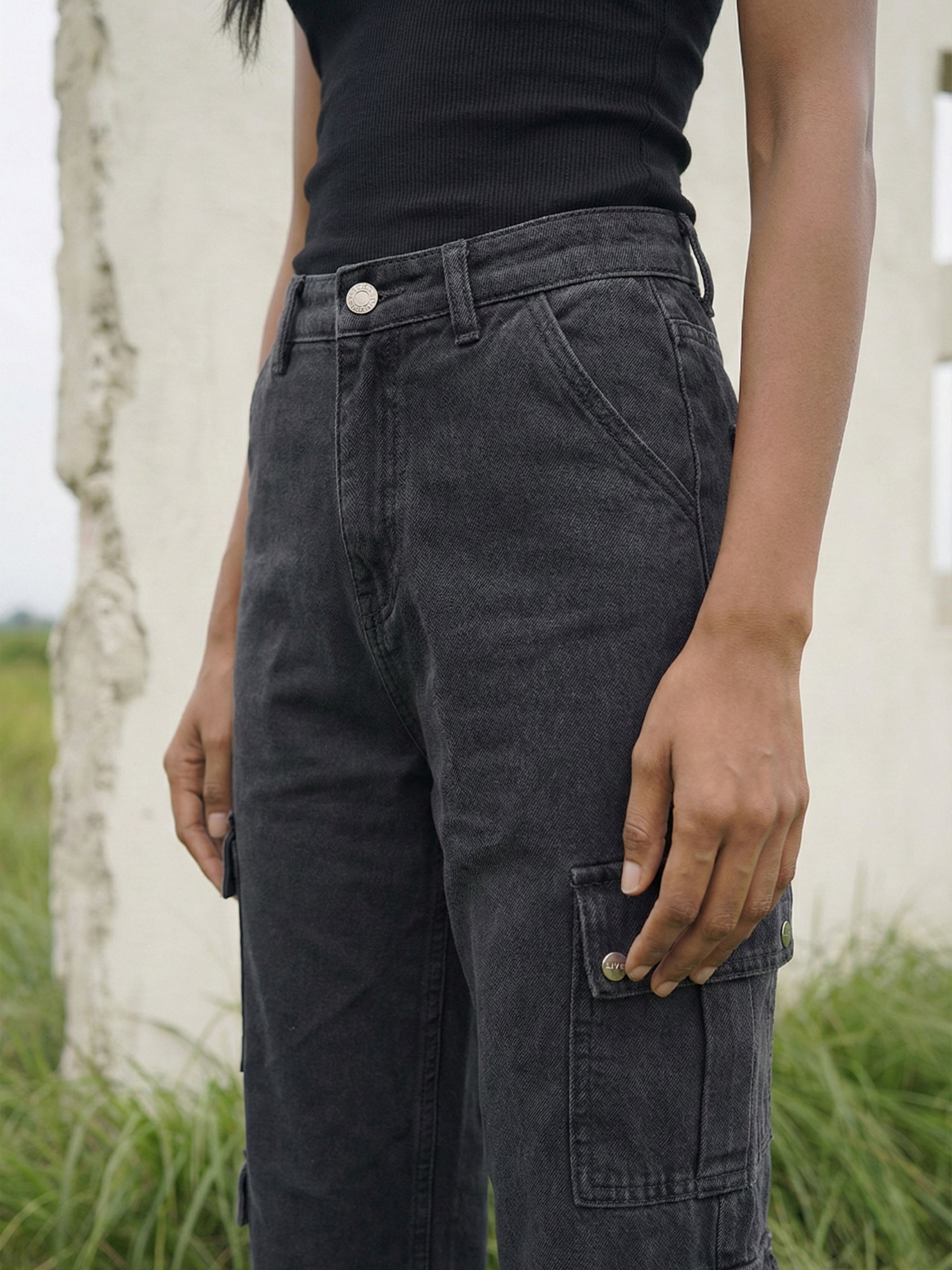 Green Denim Jeans For Women