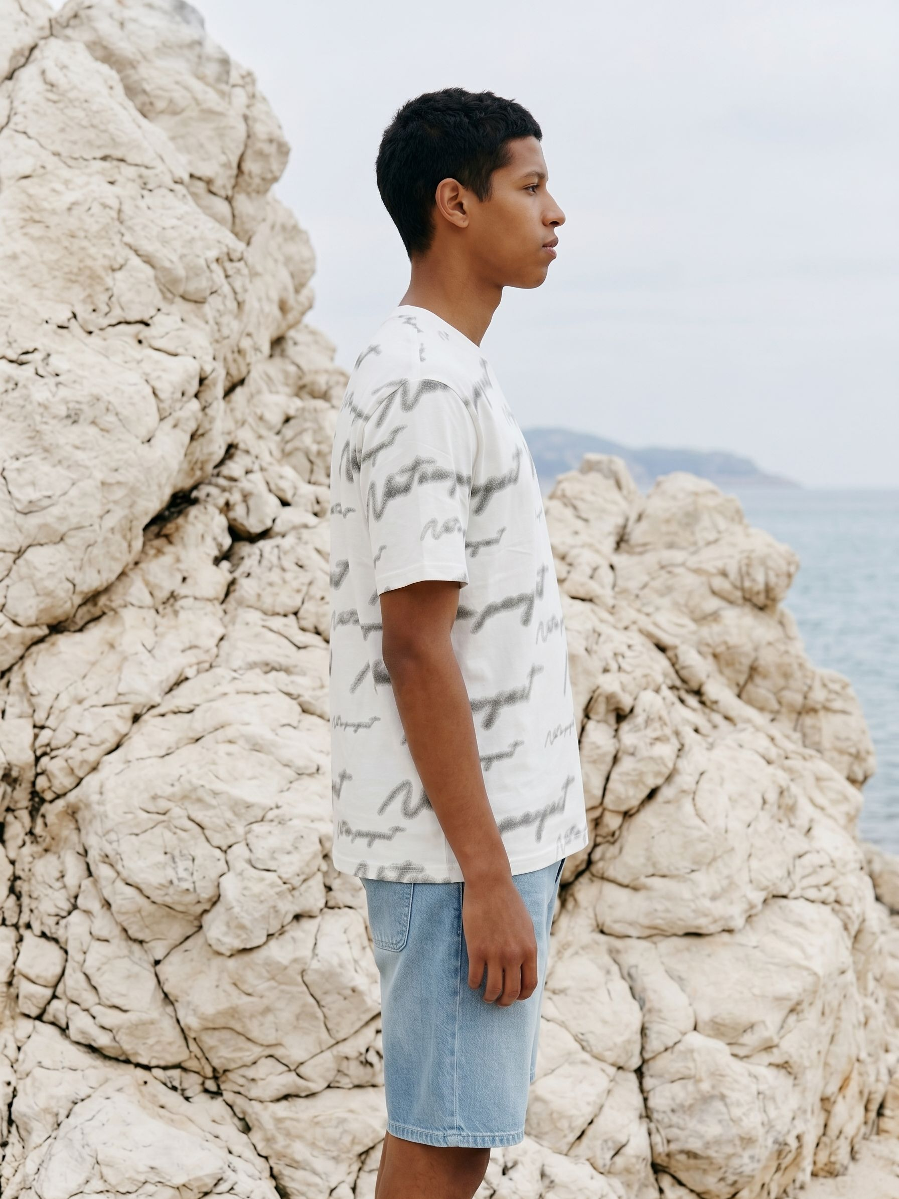 Men's Jersey 200 Gsm Off White Regular Fit T Shirt