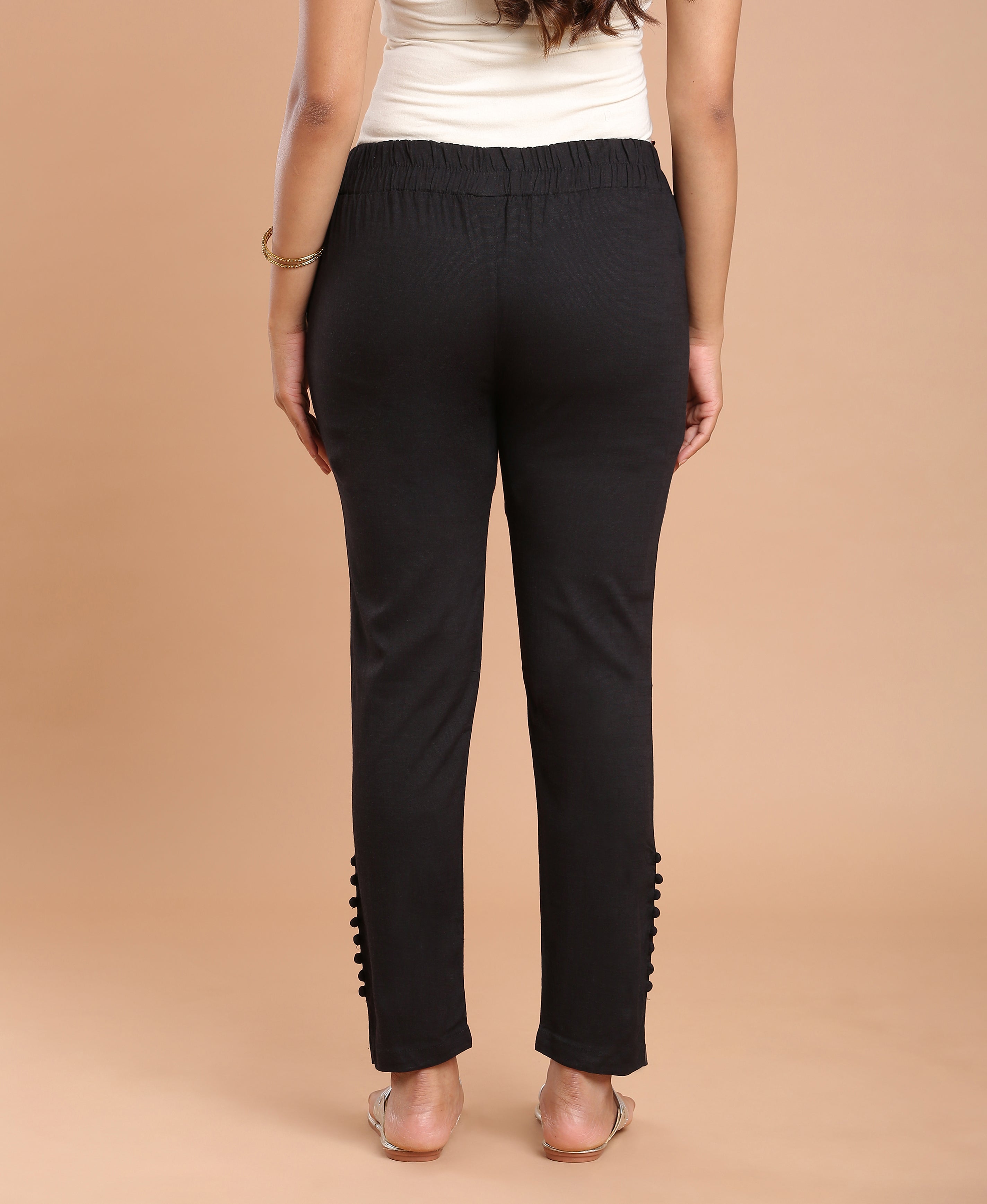 Noir Cigarette Pants