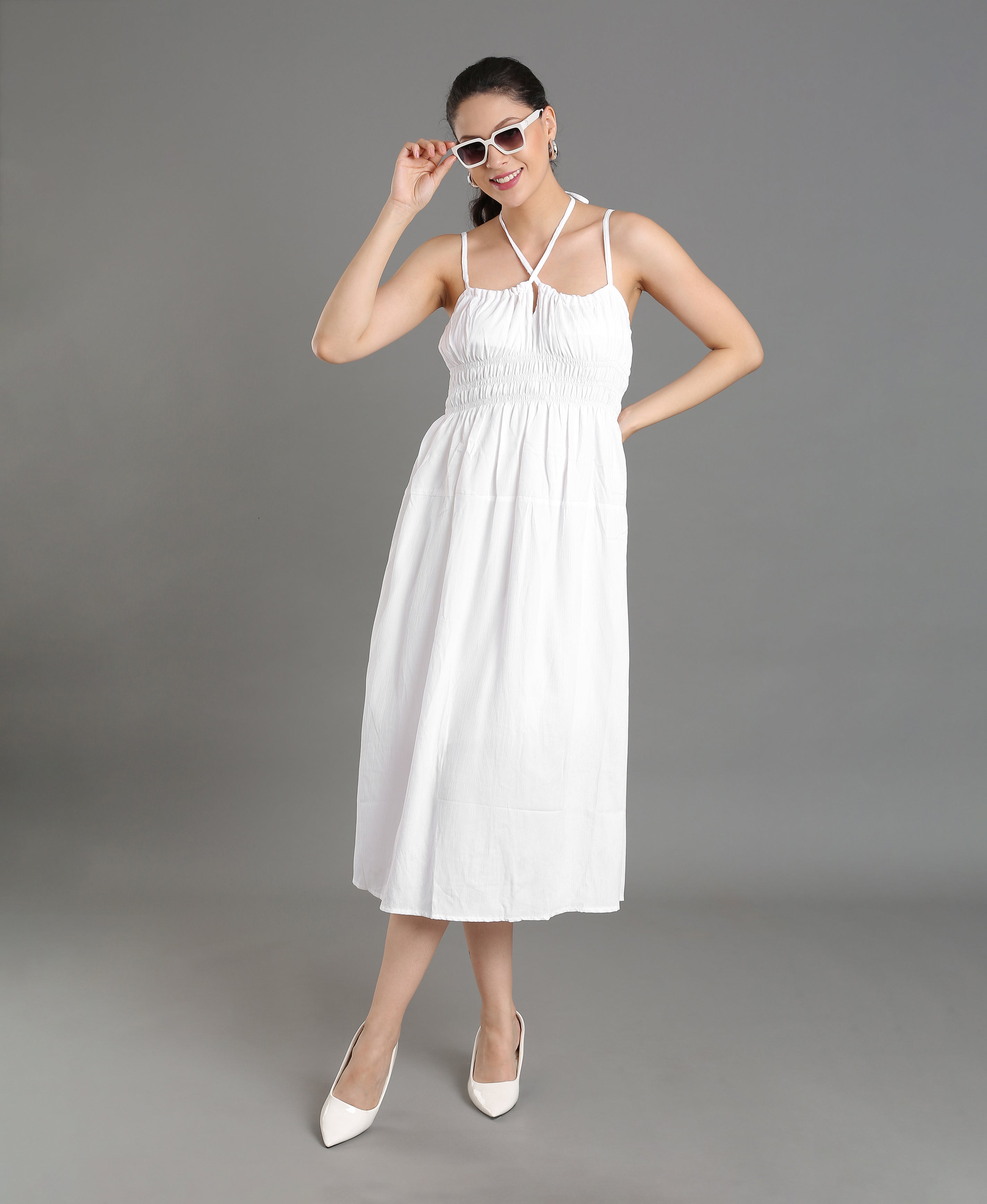 Snow Cotton Day Dress