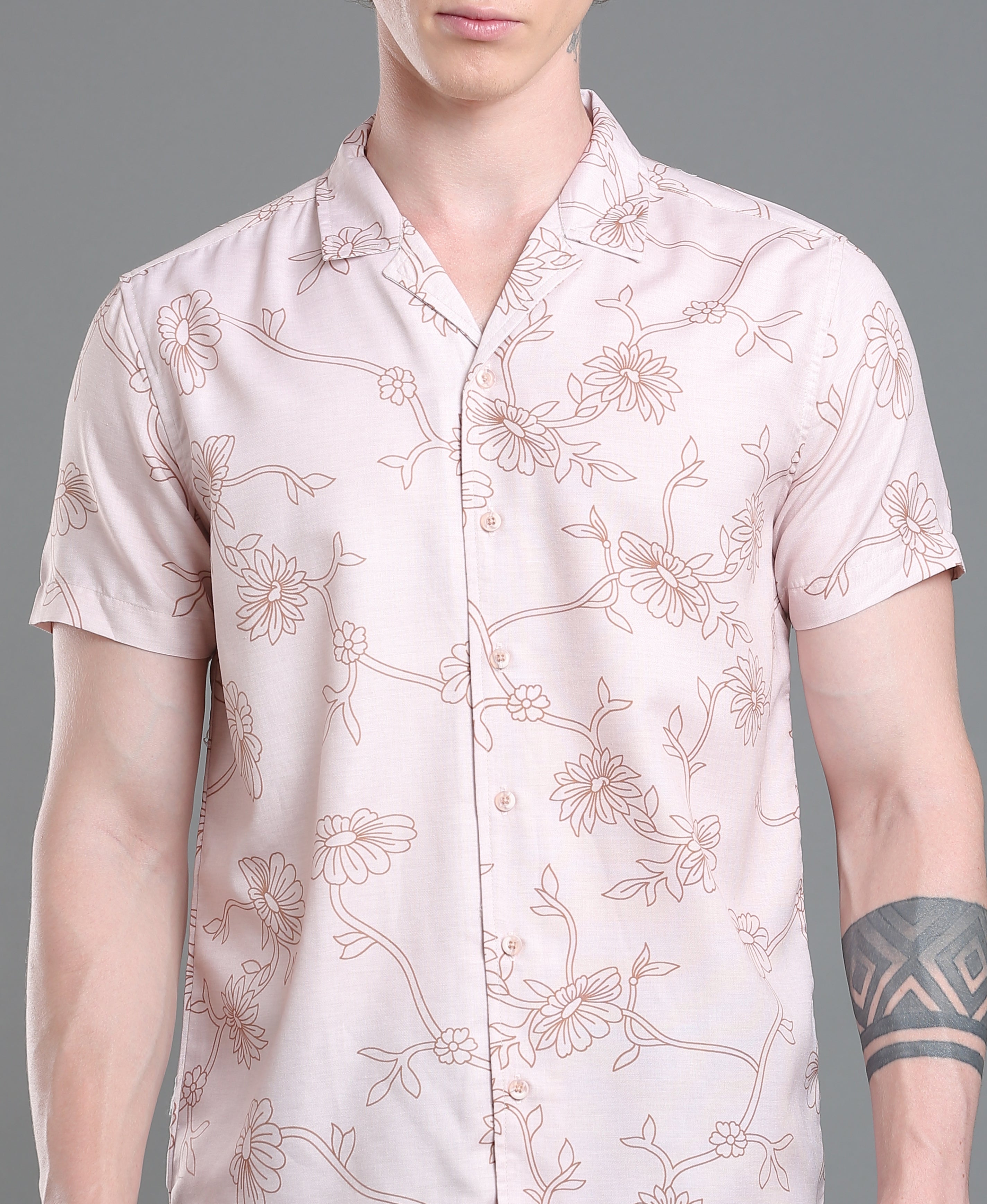 Ash Cuban Print Shirt