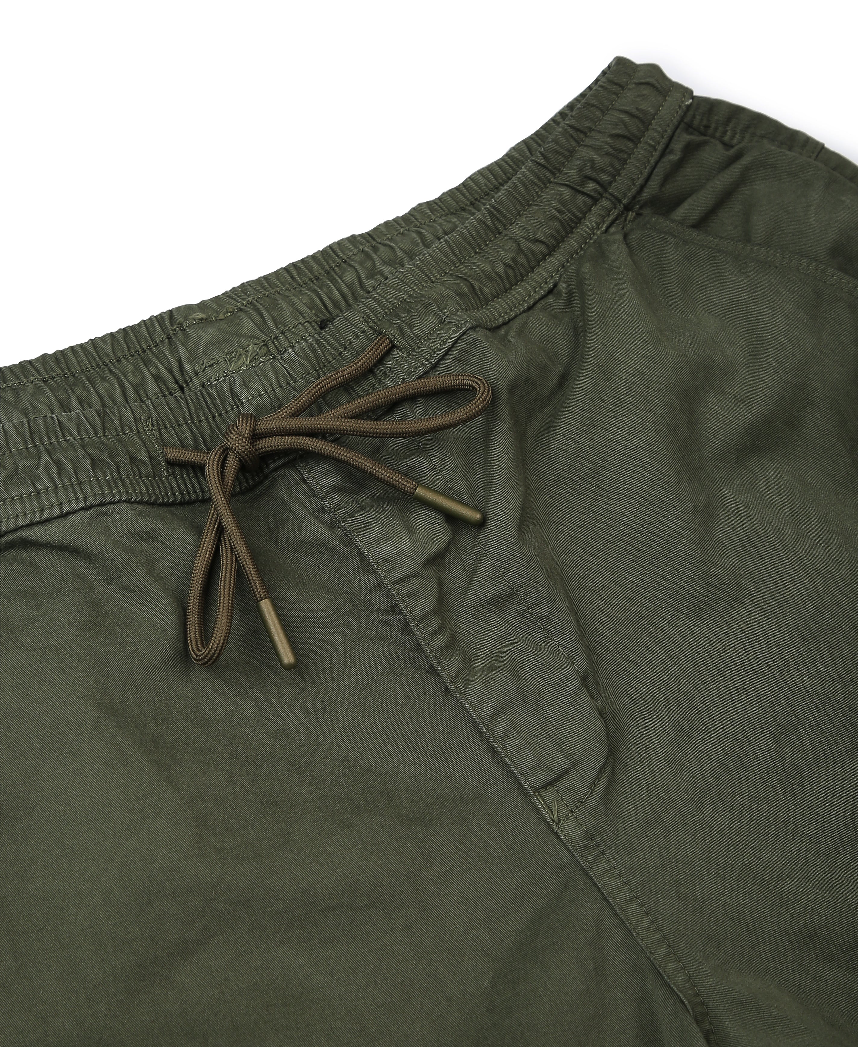 Green Front 6-Pocket Twill Cargos