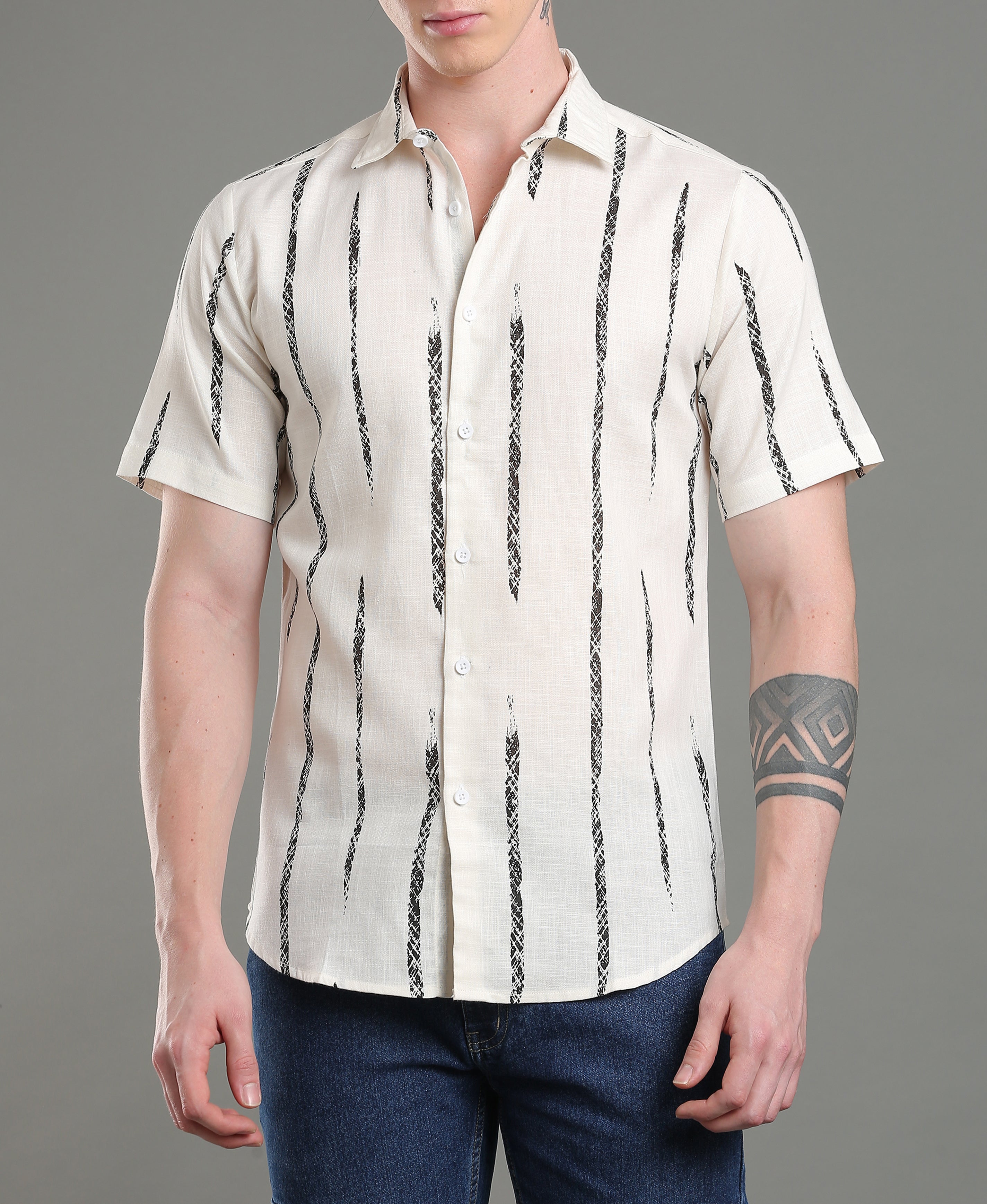 Edge Line Multi-Color Shirt