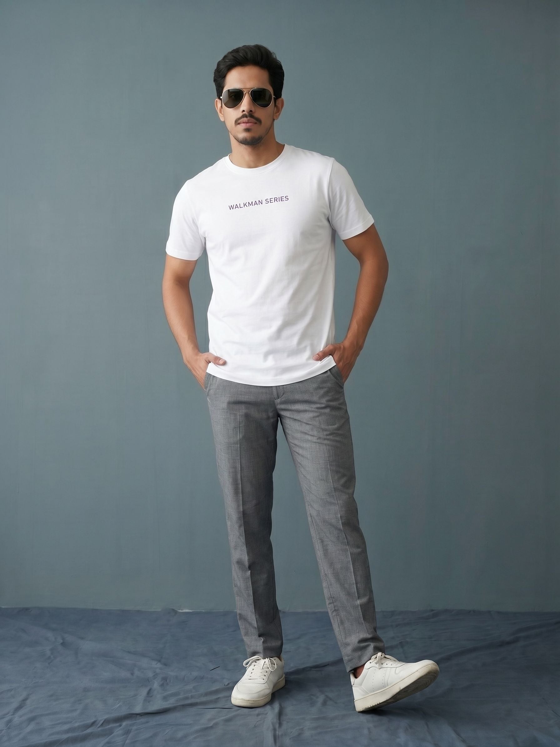 Men's Jersey 200 Gsm Off White Regular Fit T Shirt