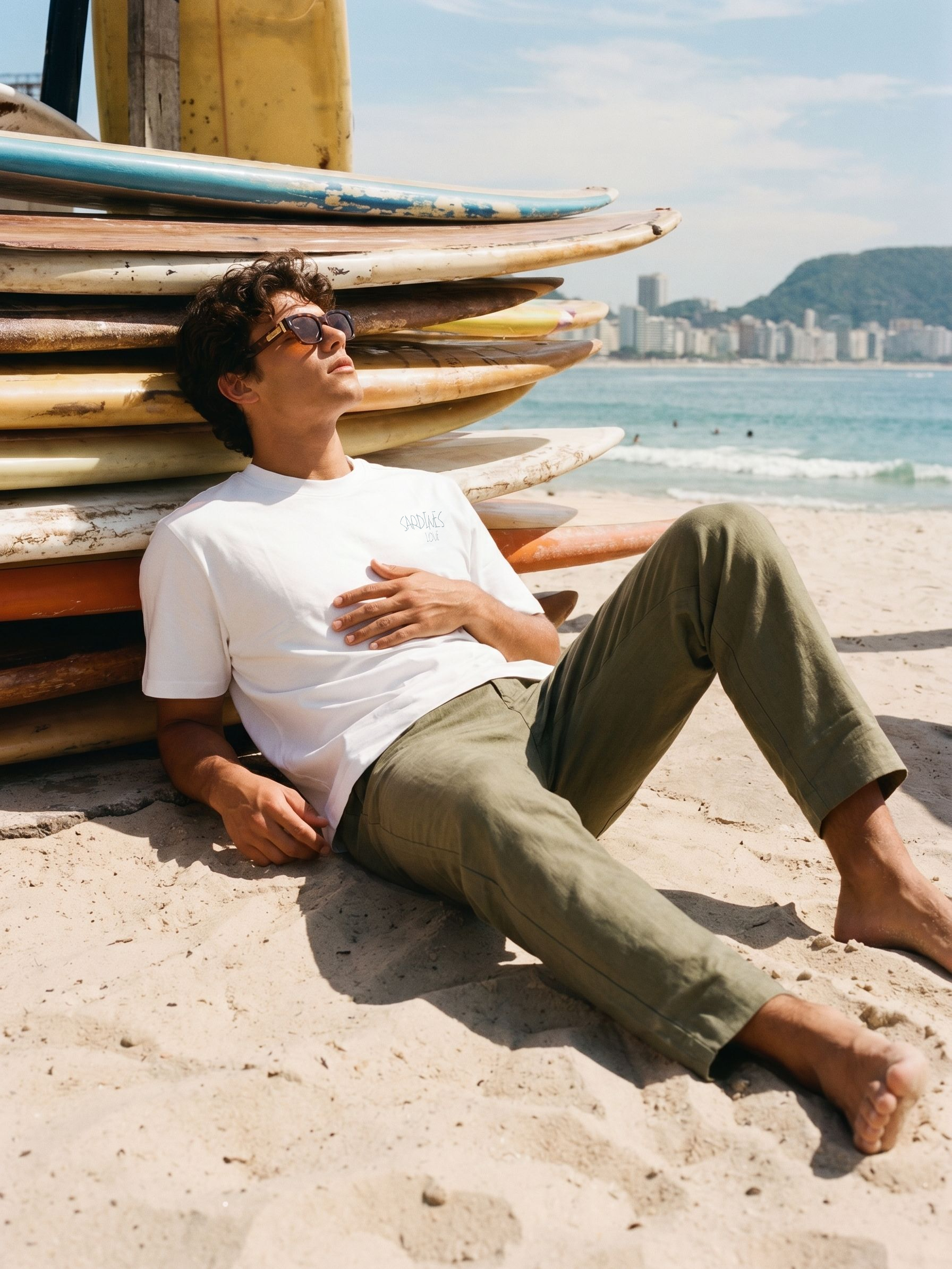 Men's Cotton White Half Sleeve Relaxed Fit T Shirt