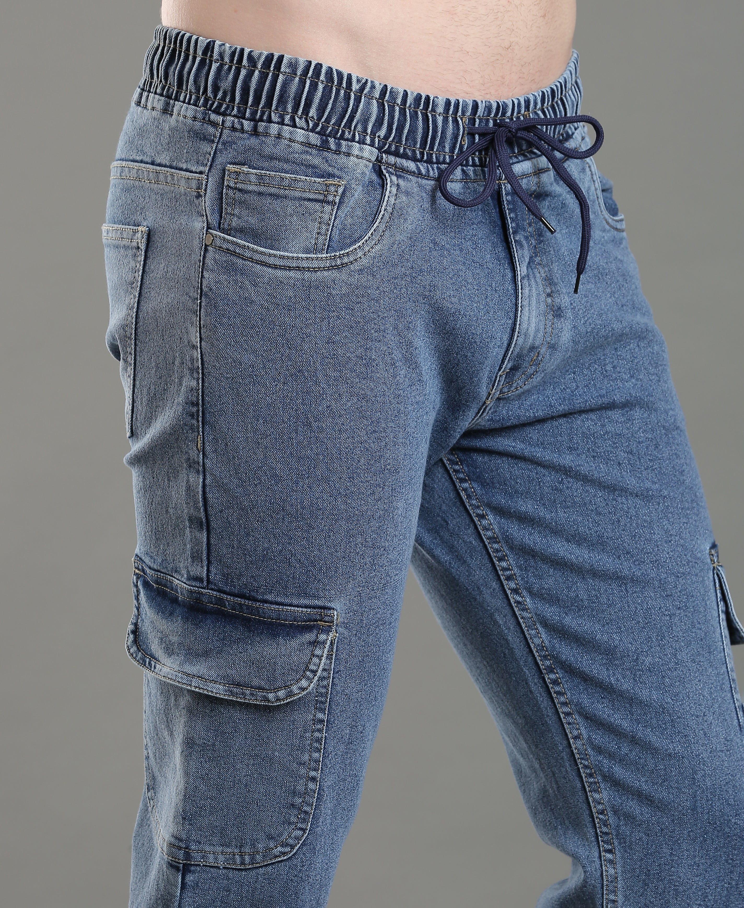 Ocean Fade Denim Joggers