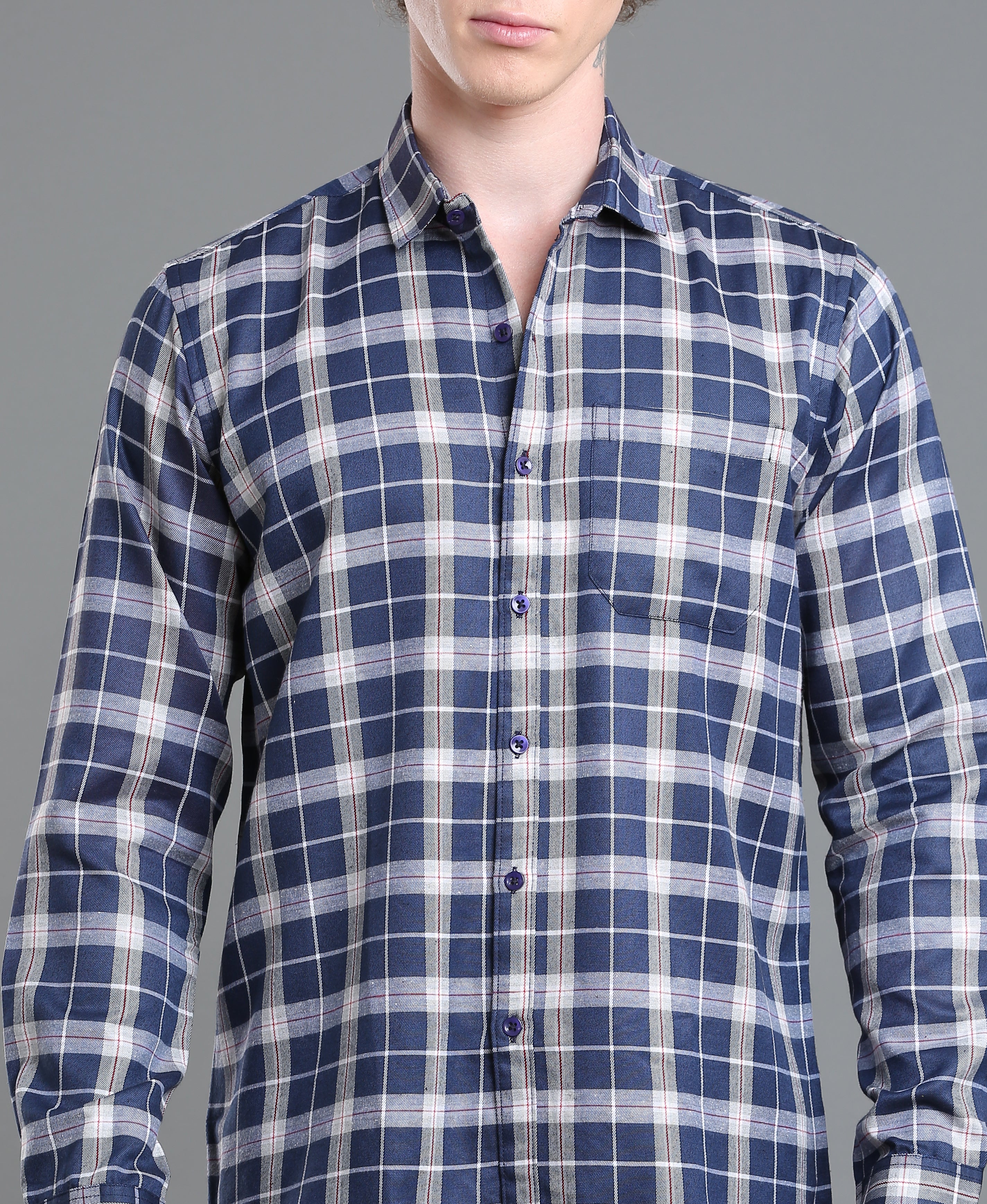 Ebony Check Tailored Shirt