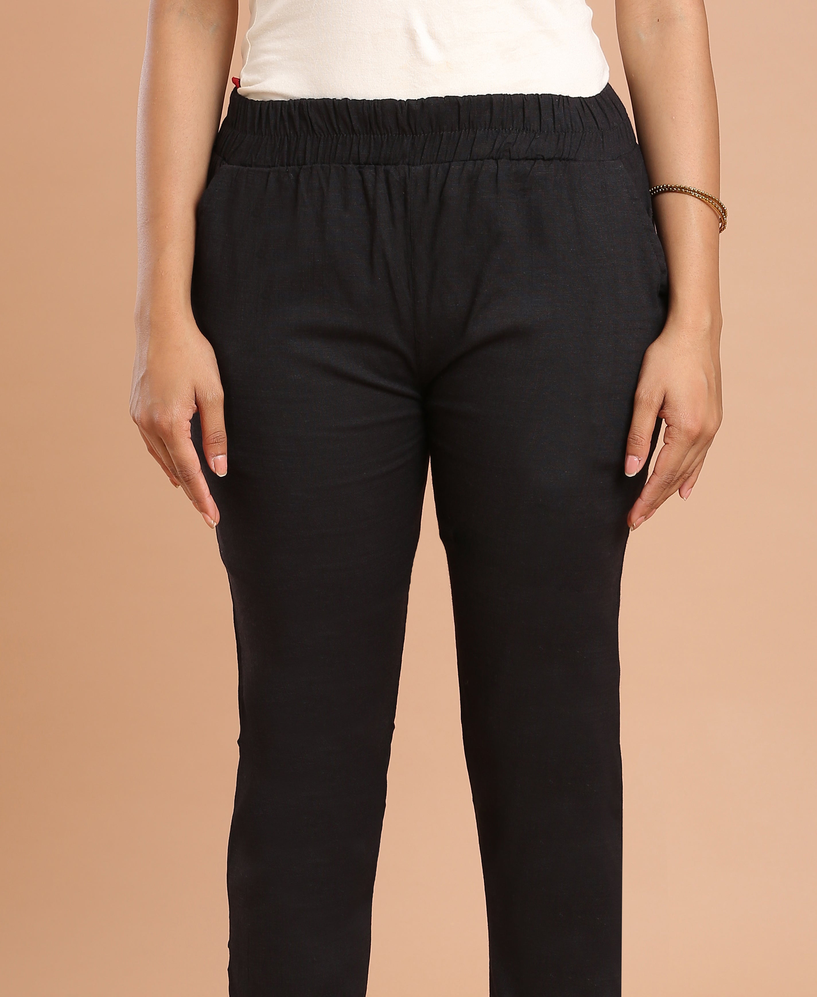 Noir Cigarette Pants