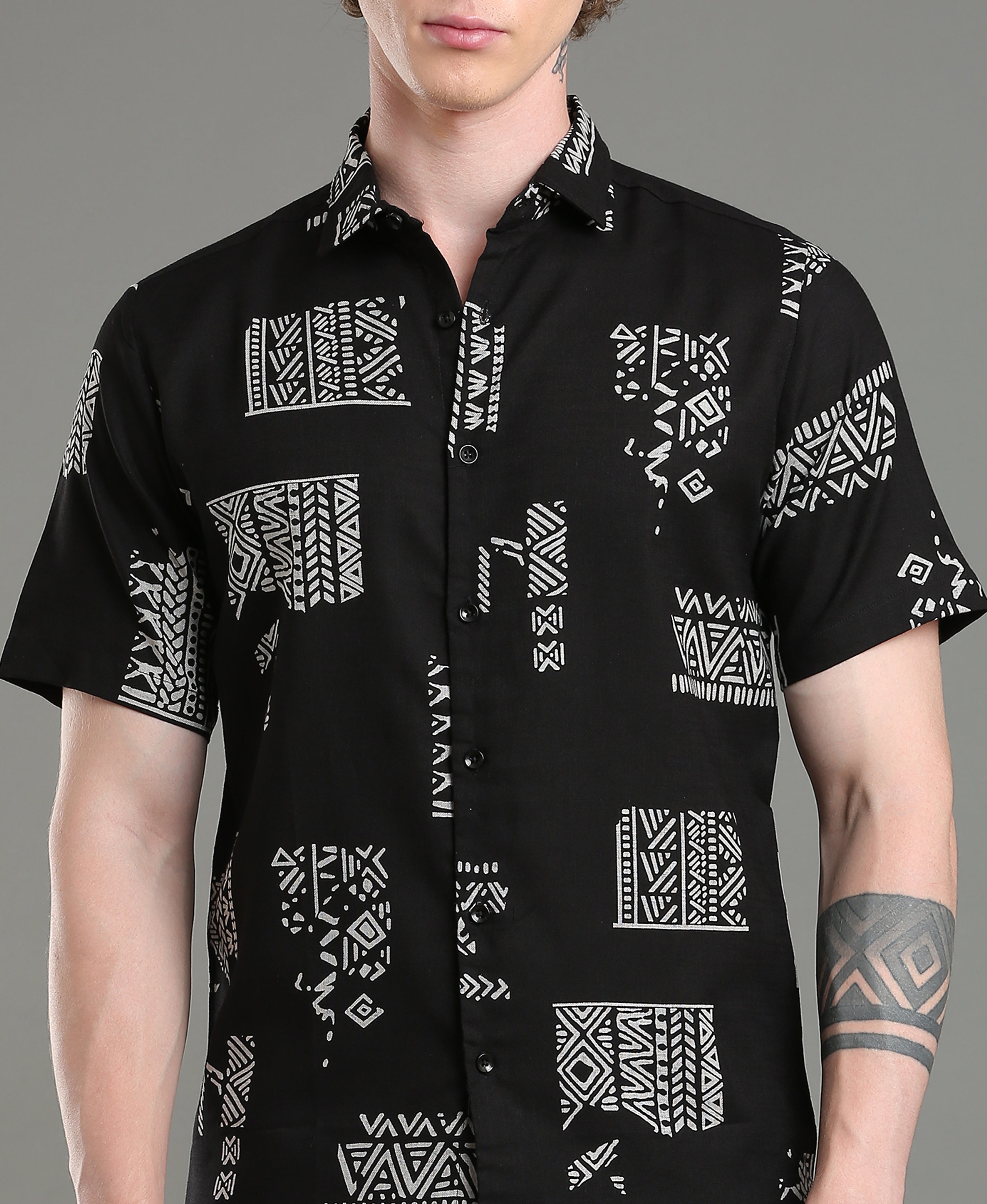 Horizon Fade Slim Printed Shirt