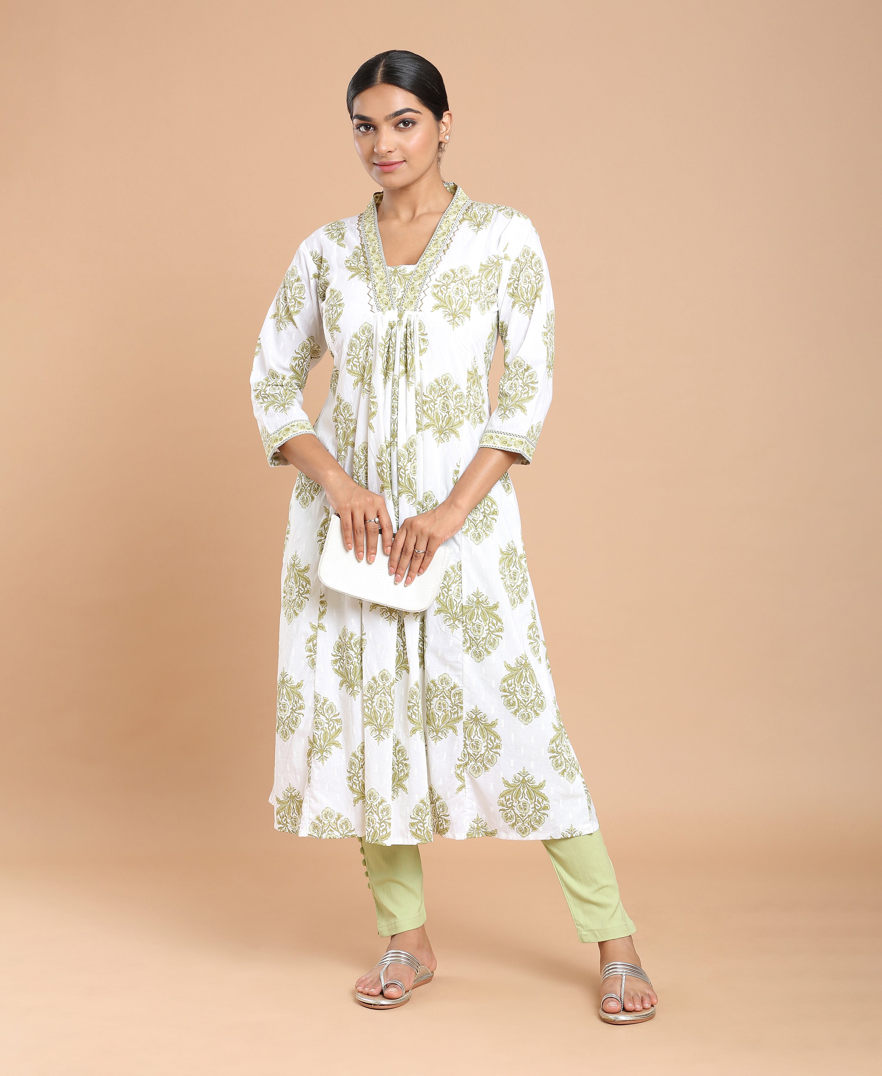 Meadow Bloom Flared Kurti