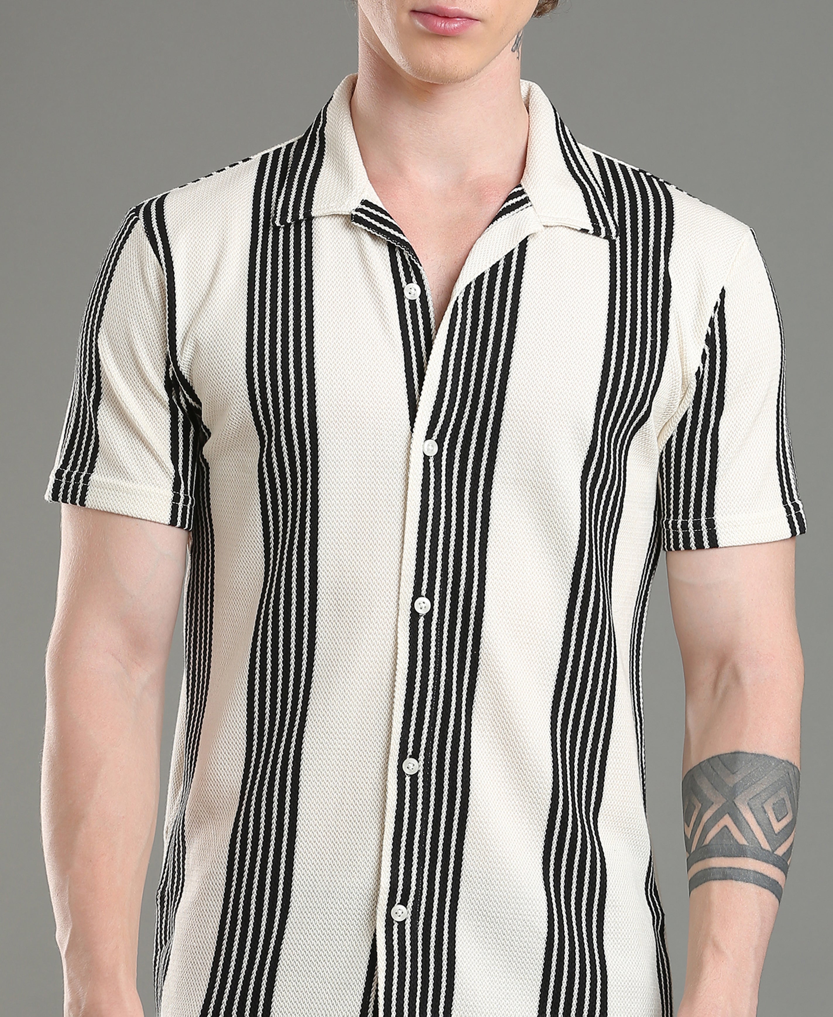 Midnight Stripe Regular Shirt