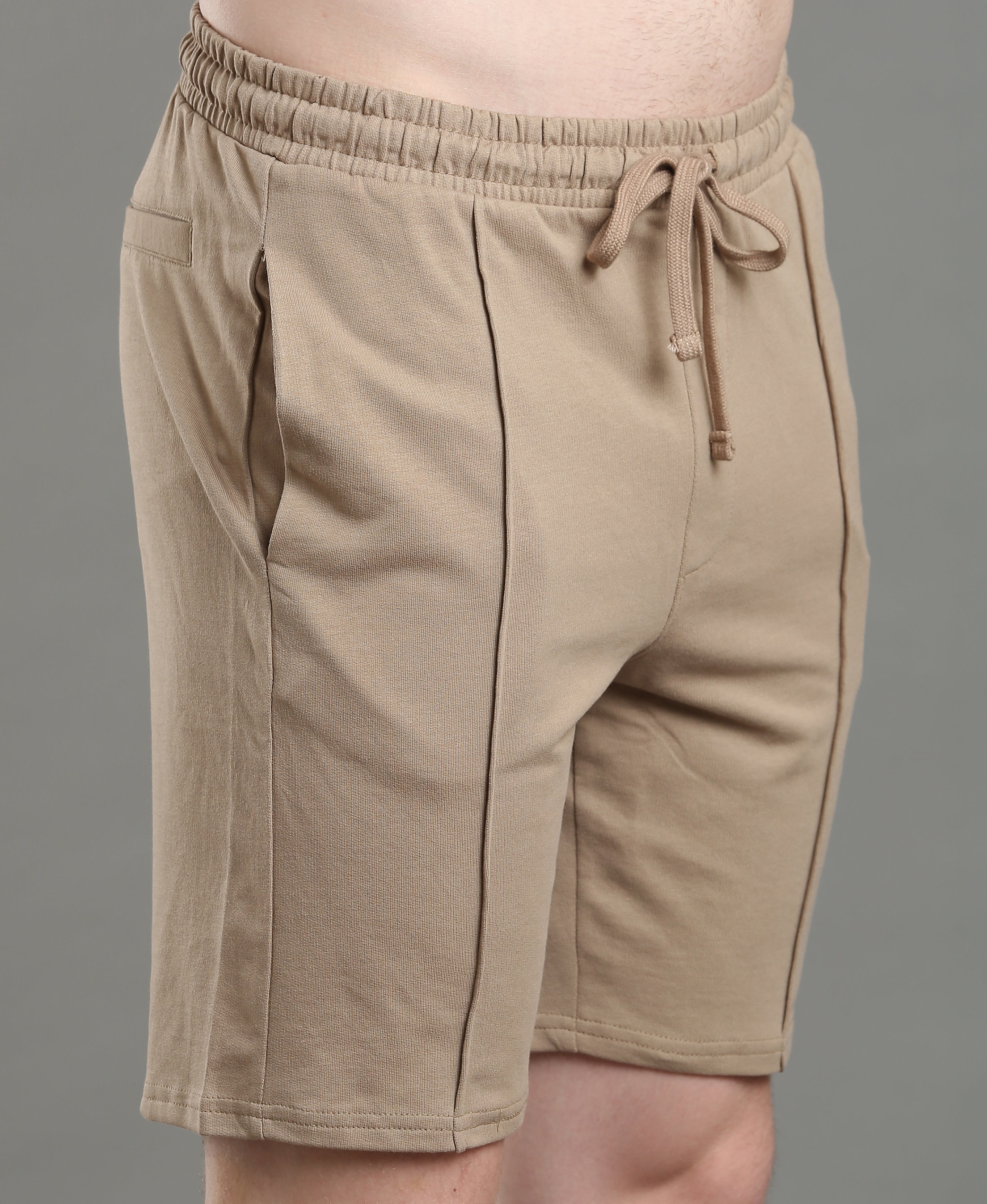 Desert Sand Cotton Shorts