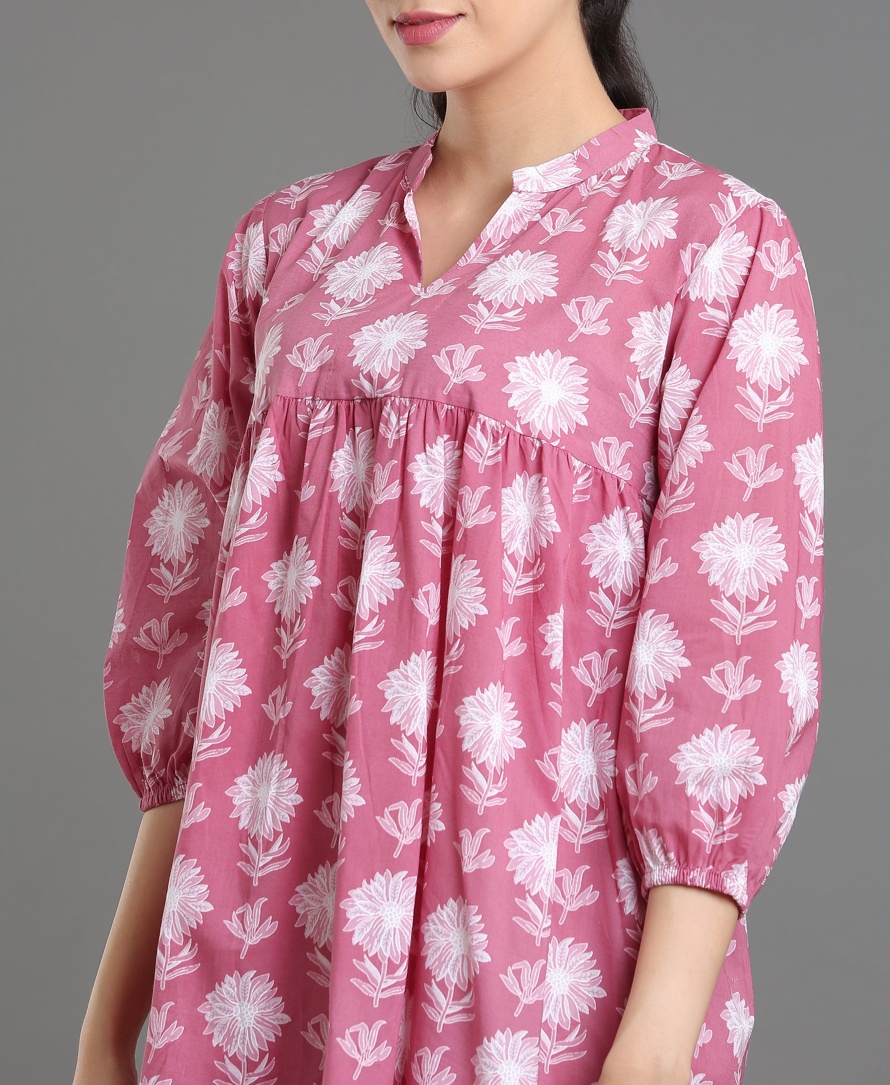 Onion Bloom Cotton Tunic