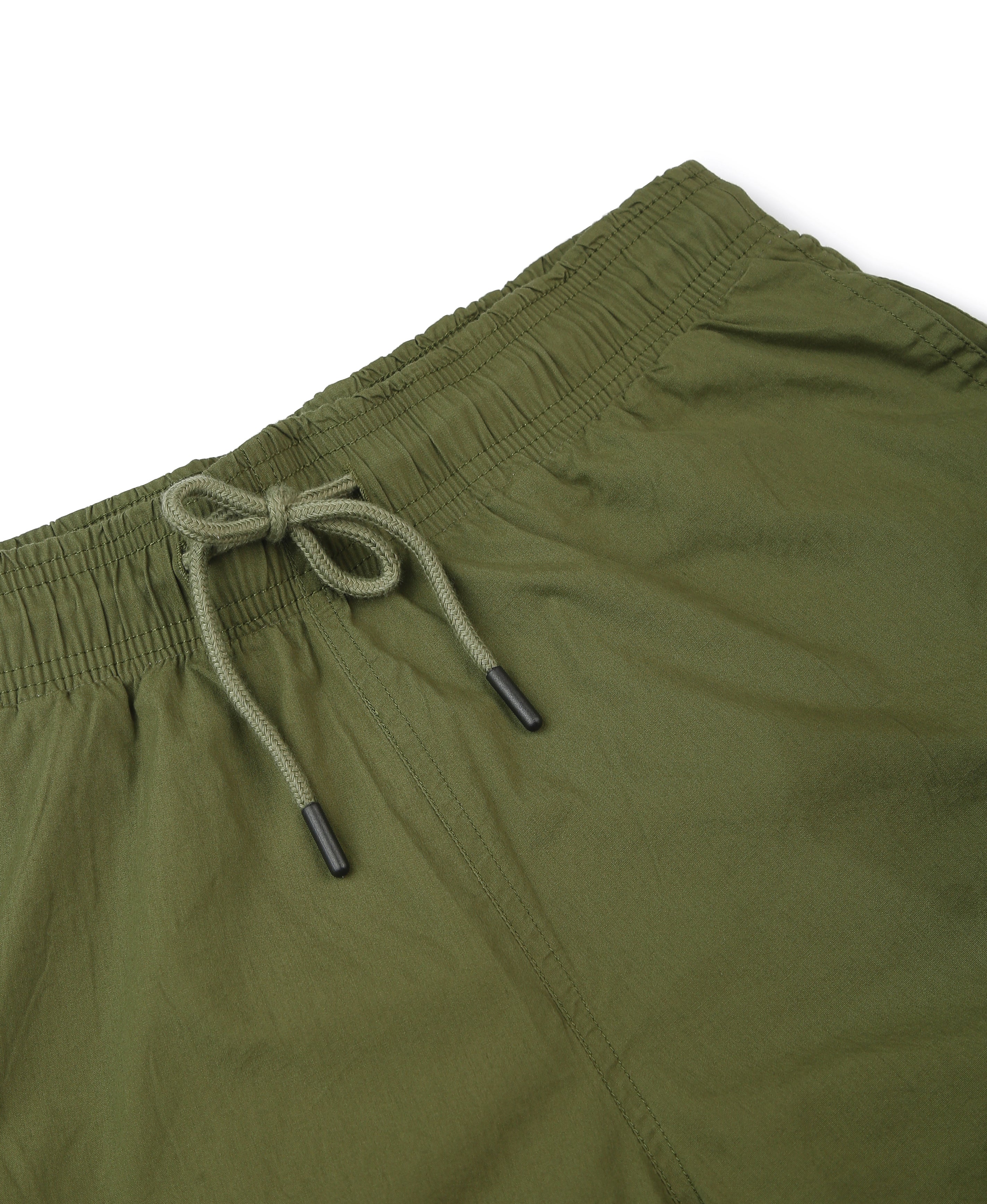 Moss Terrain Cotton Shorts
