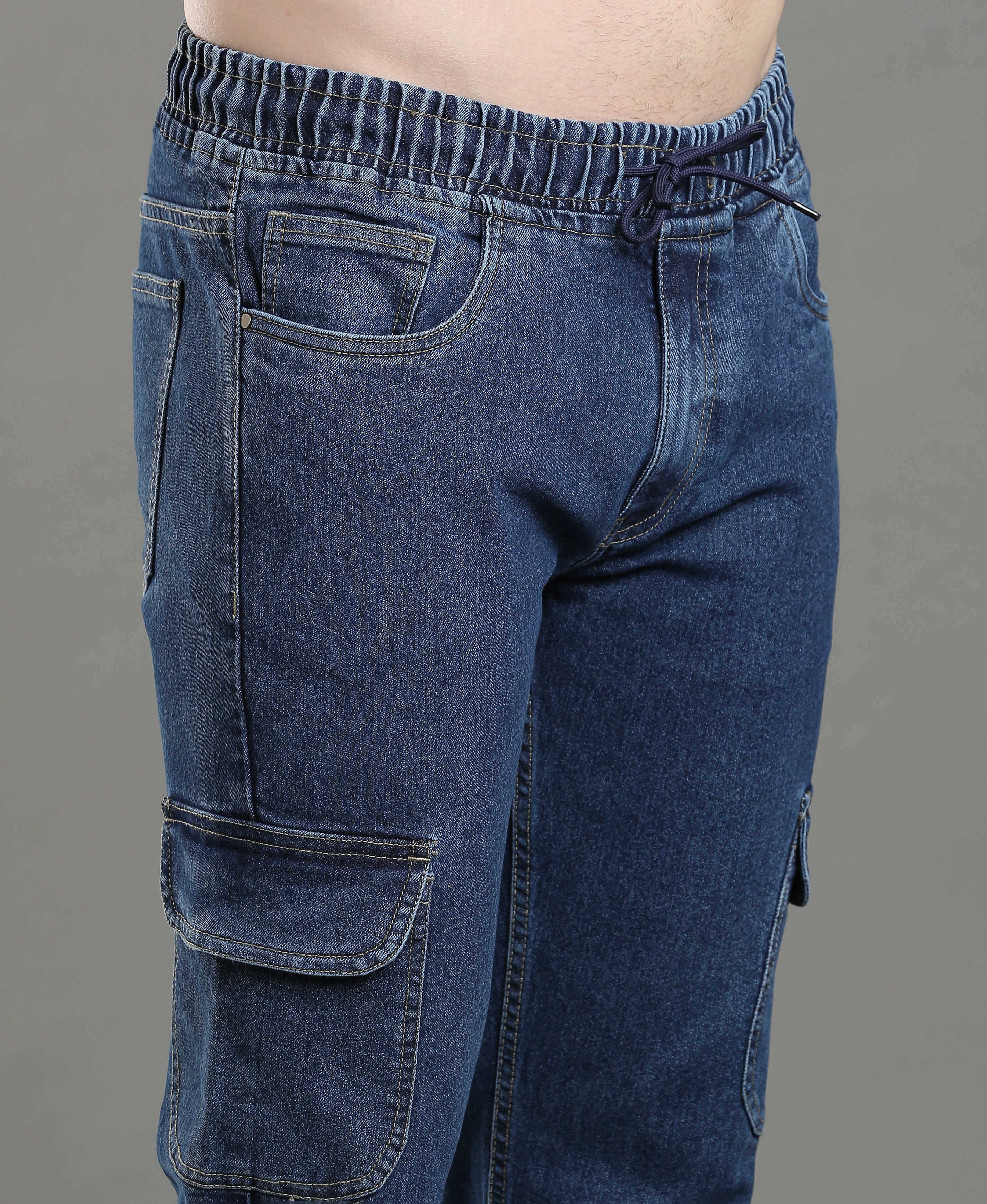 Midnight Drift Denim Jogger