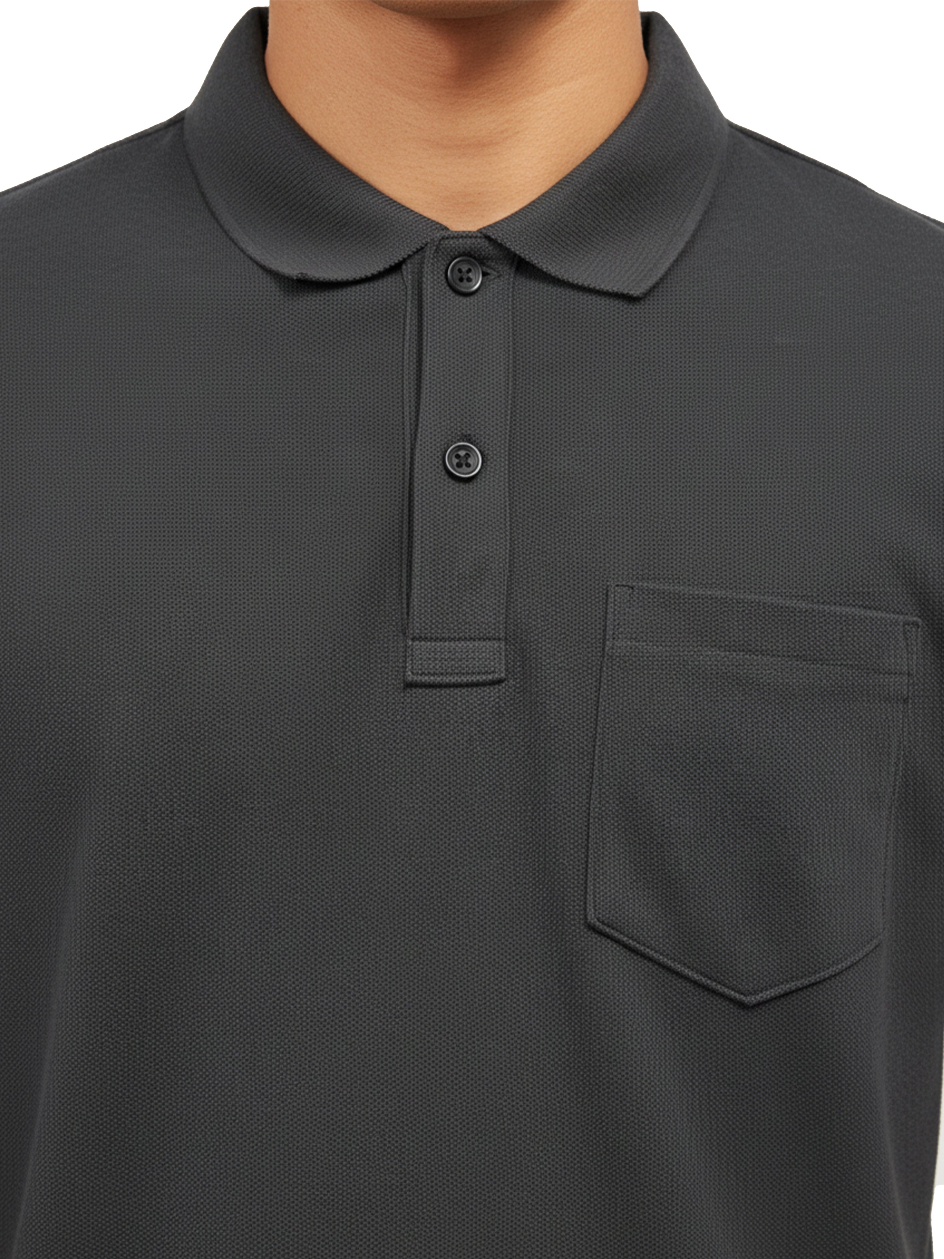 Men’s Anthra Melange Tone Relax Polo
