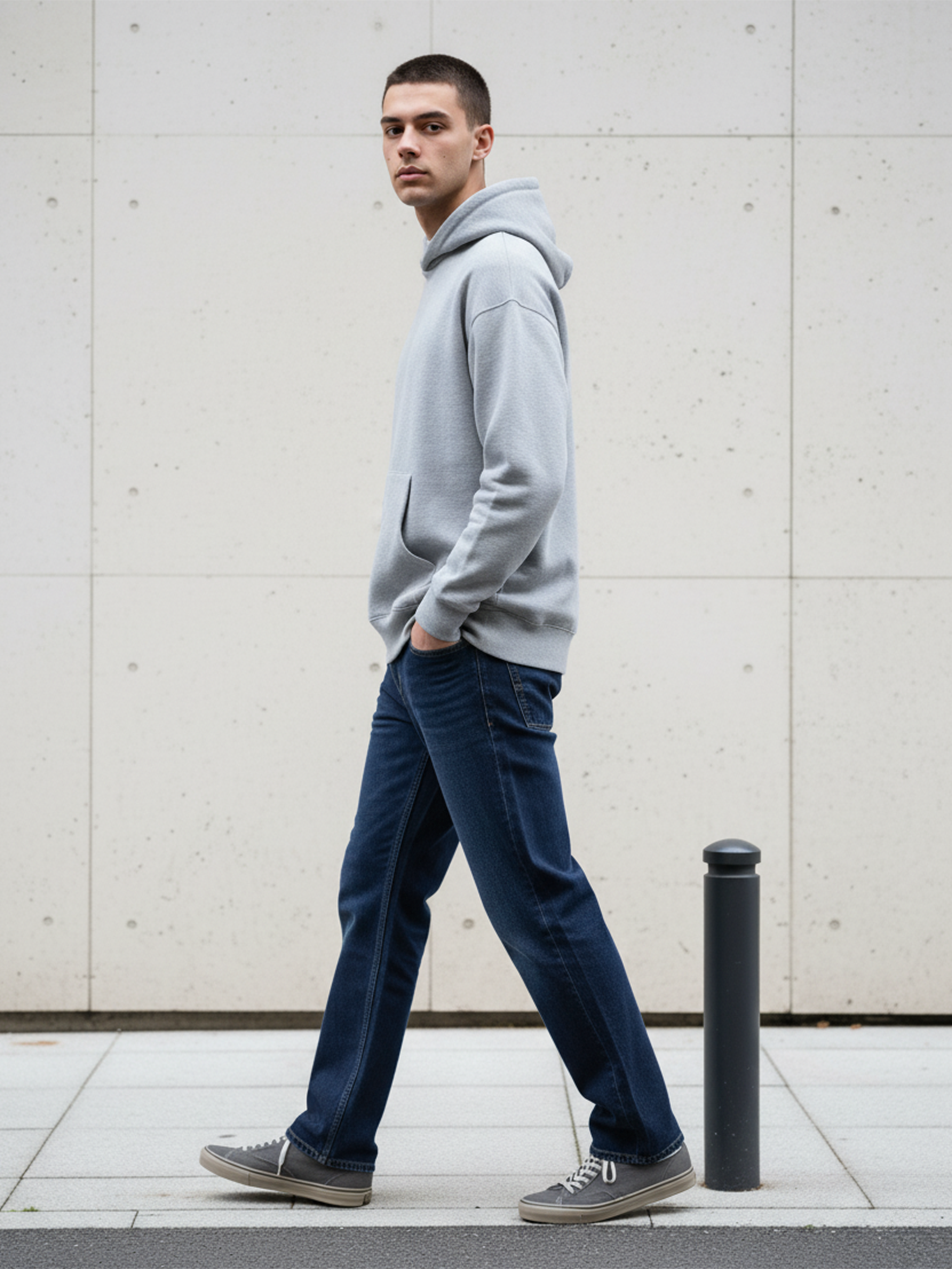 Dark Blue Frame Men's Jeans