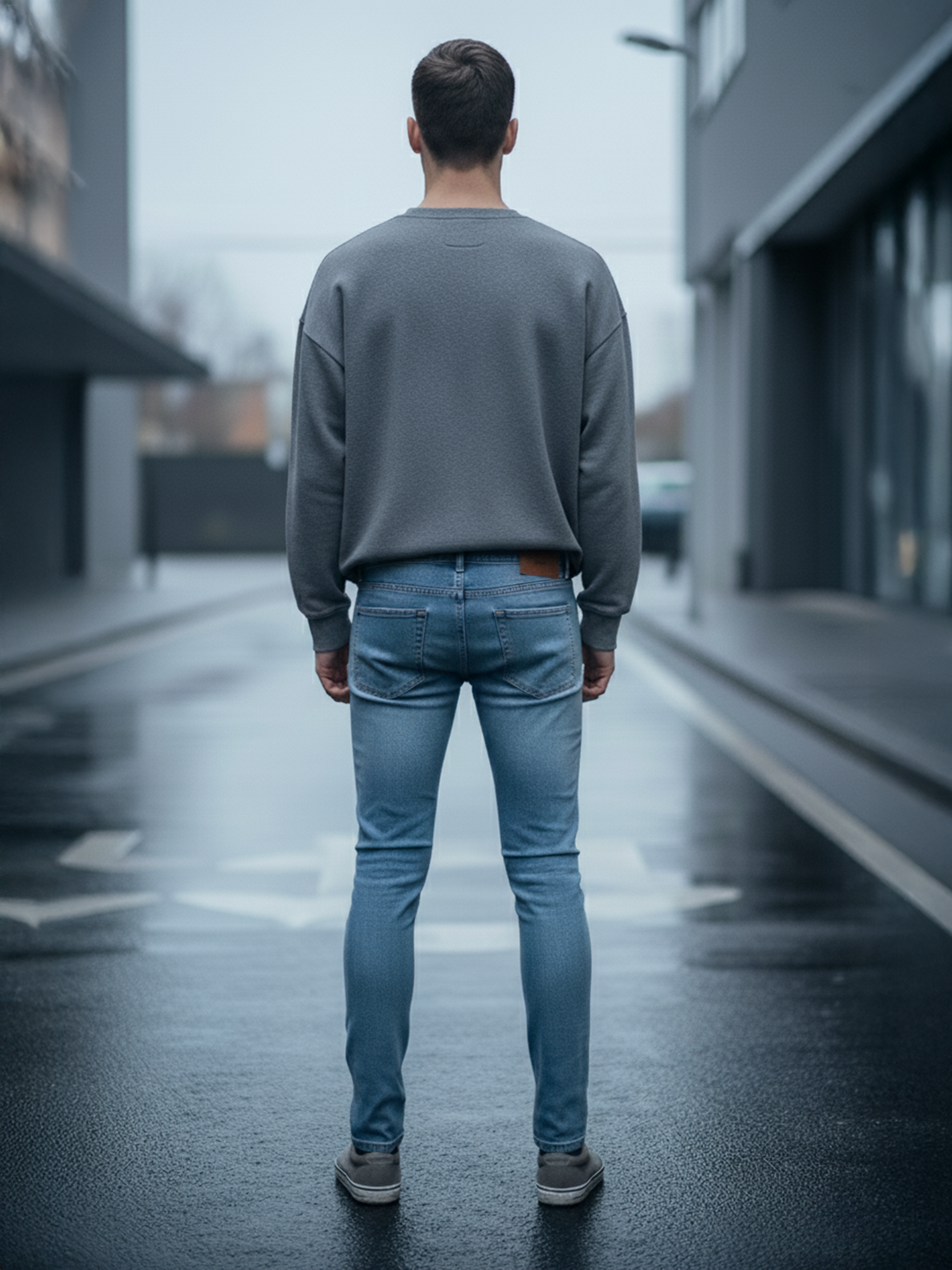 Light Blue Frame Men's Jeans