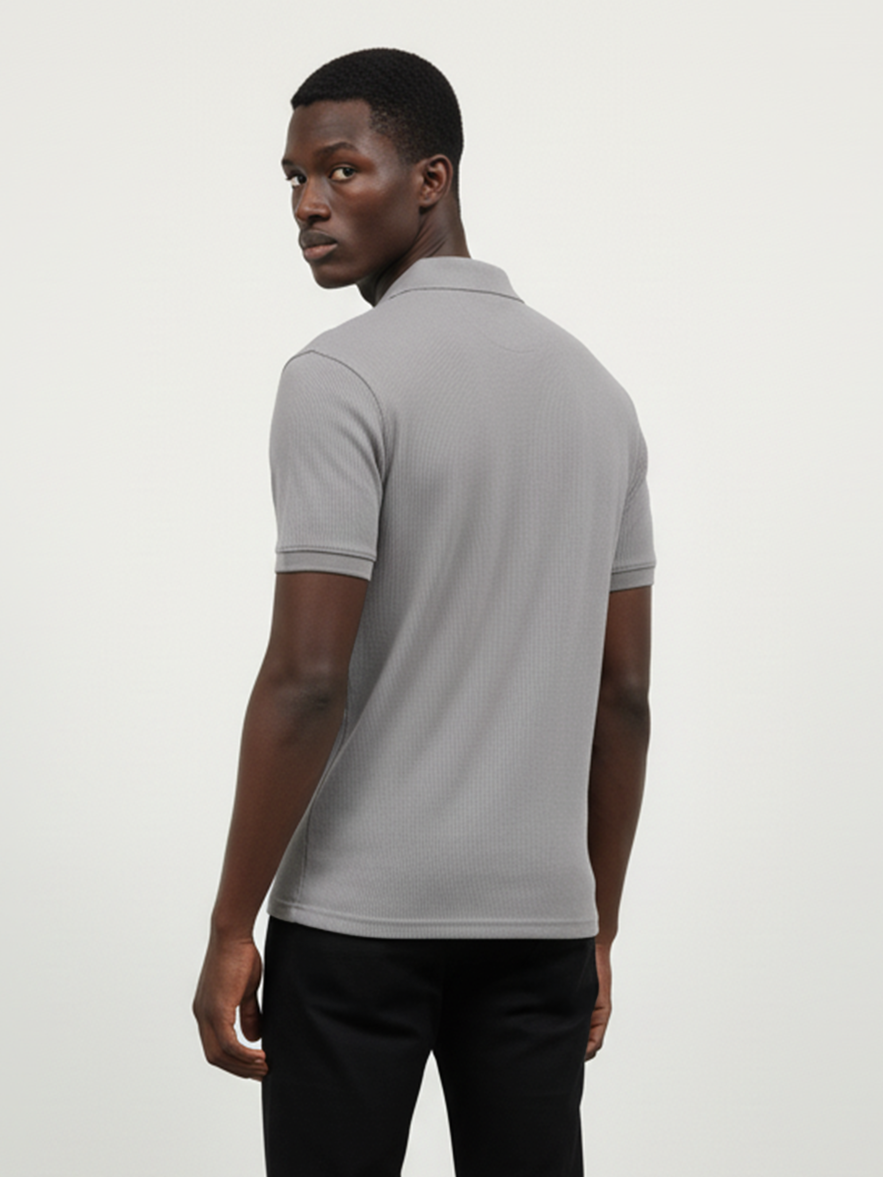 Men’s Light Grey Drift Relax Polo