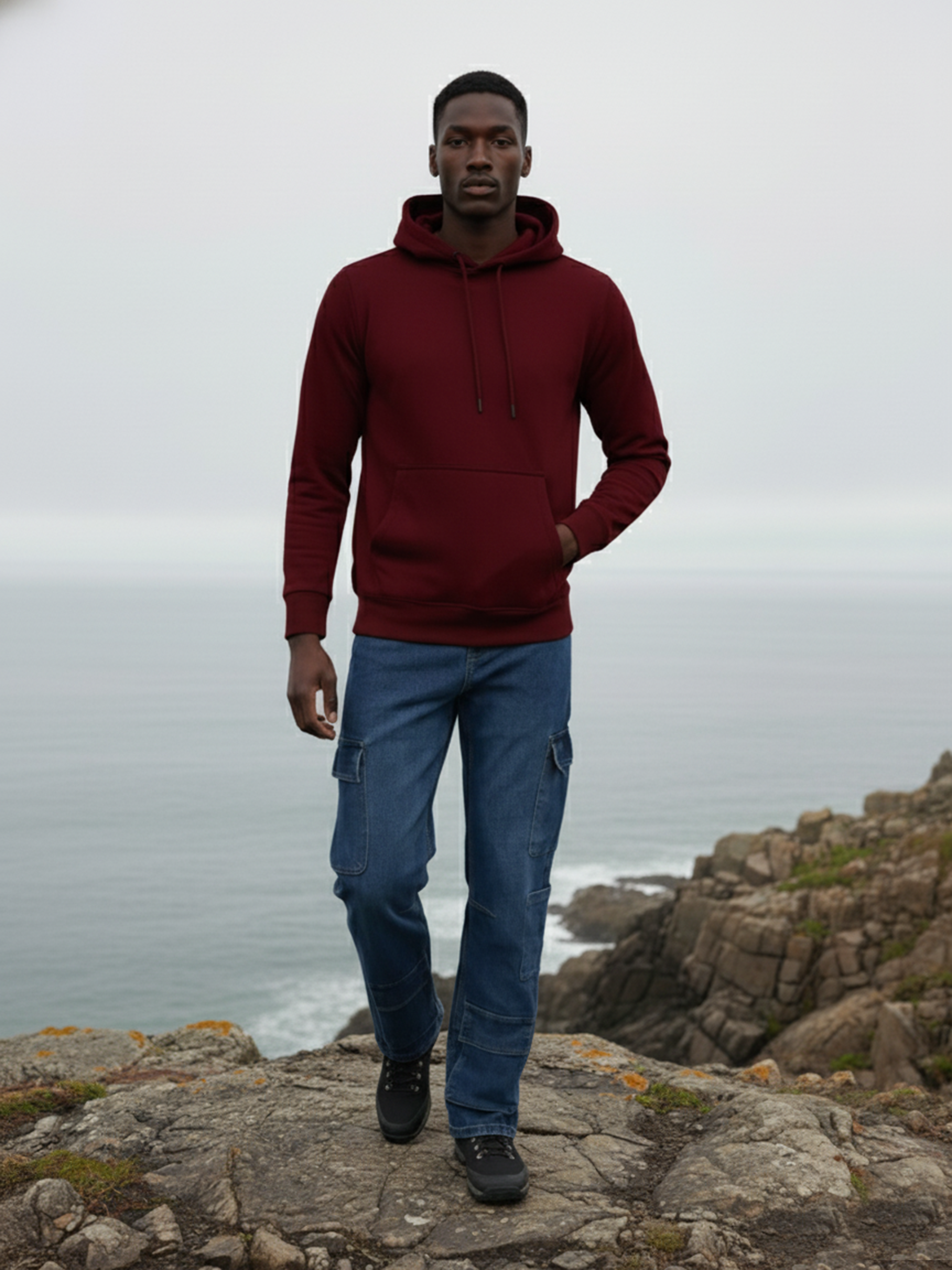 Men’s Maroon Drift Hoodies