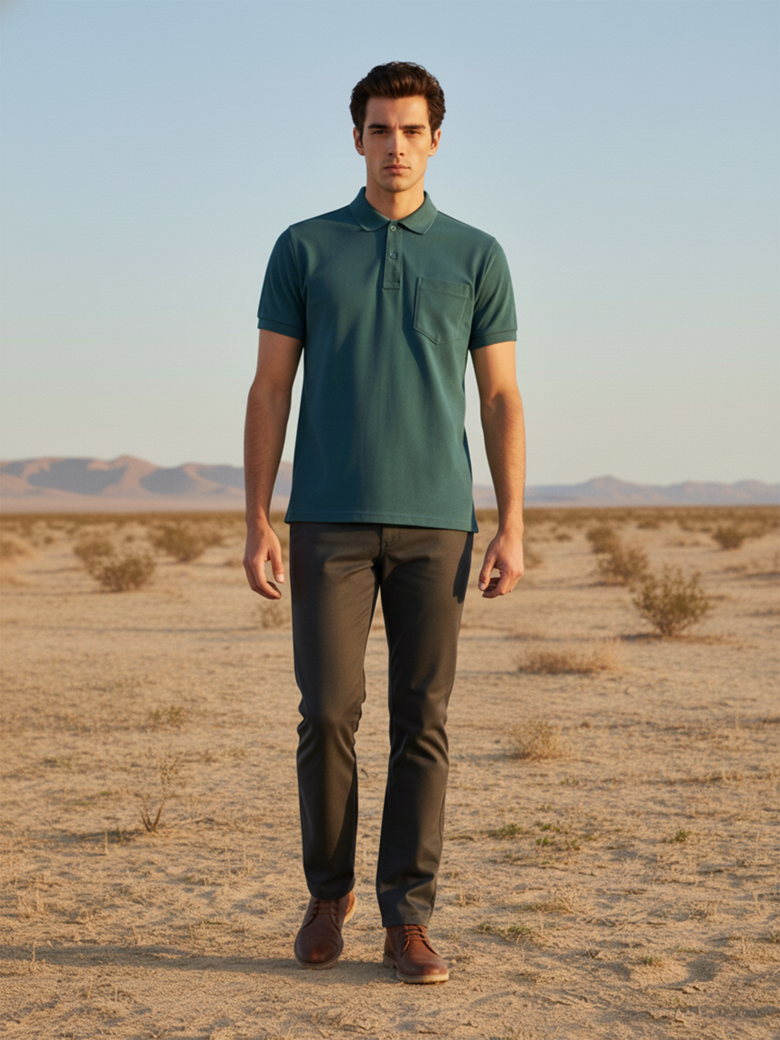 Men’s Cement Aura Relax Polo