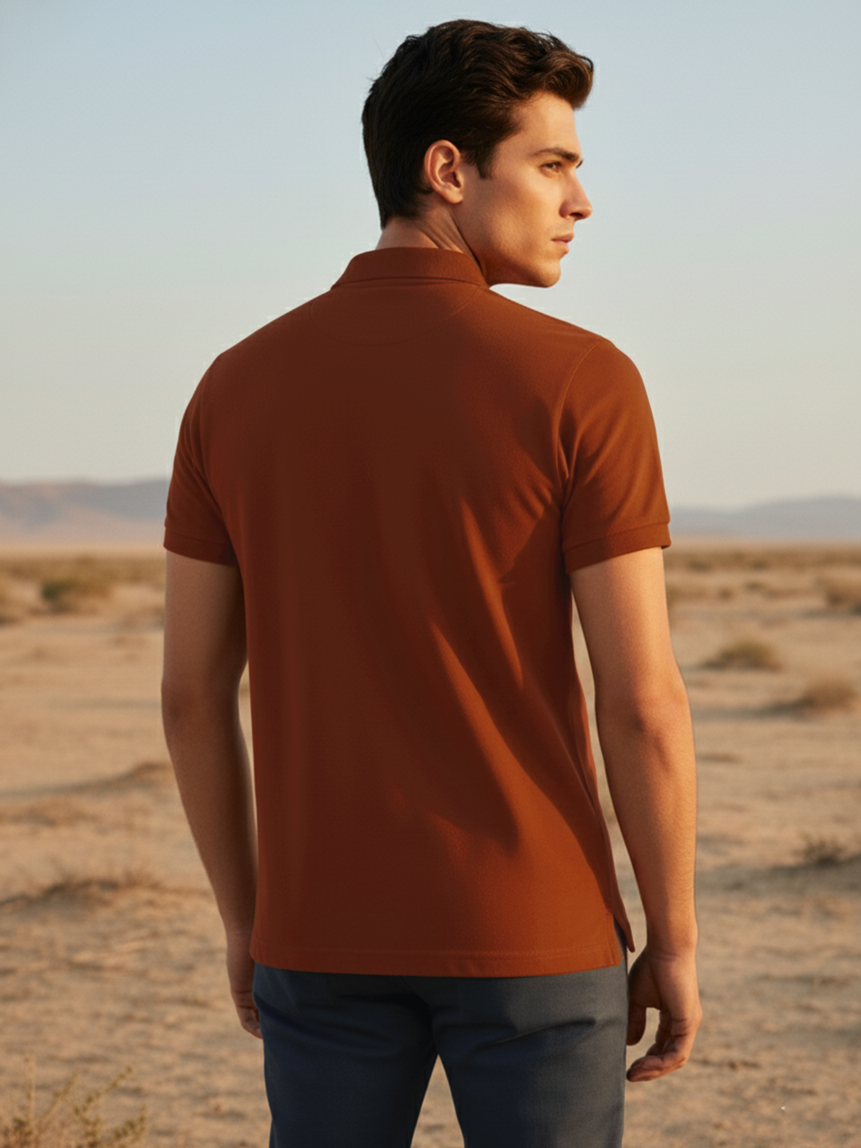 Men’s Rust Aura Relax Polo