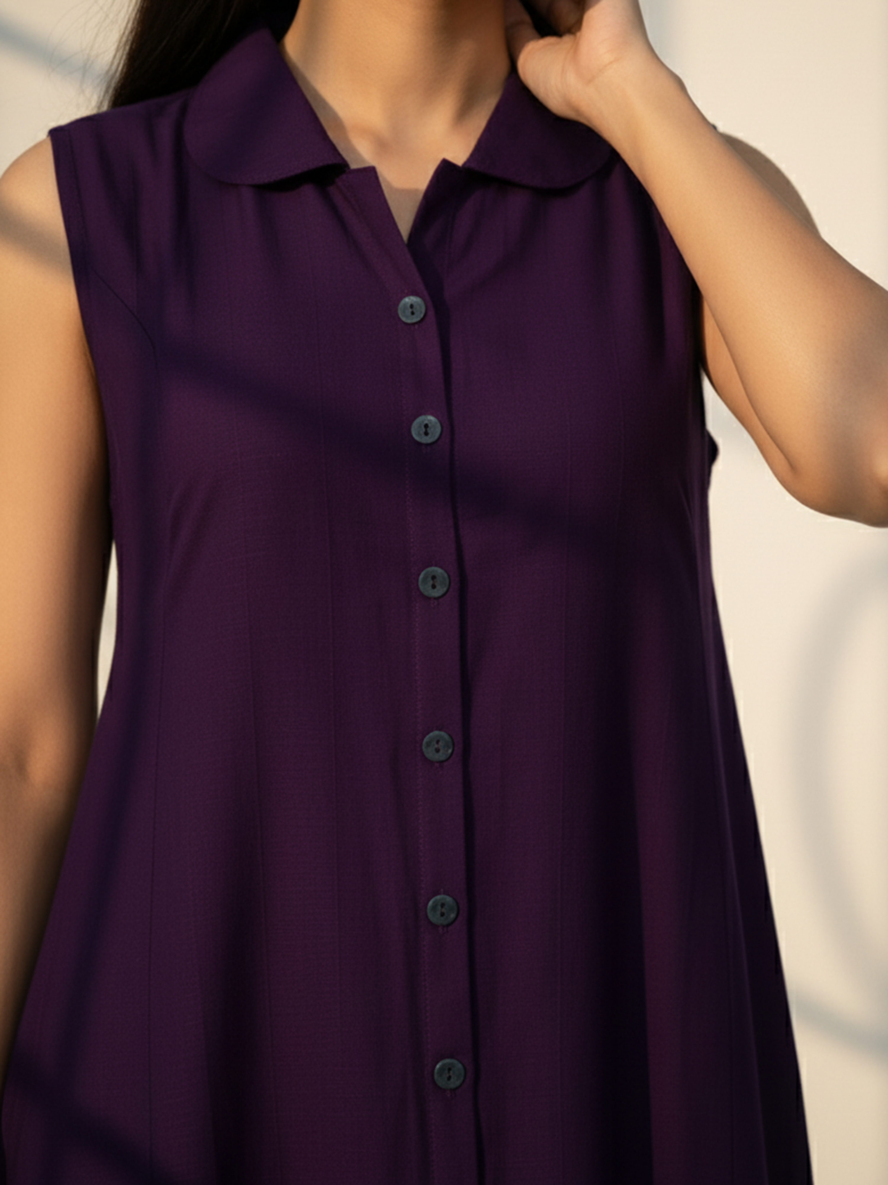 Wine Ember Arc Dress