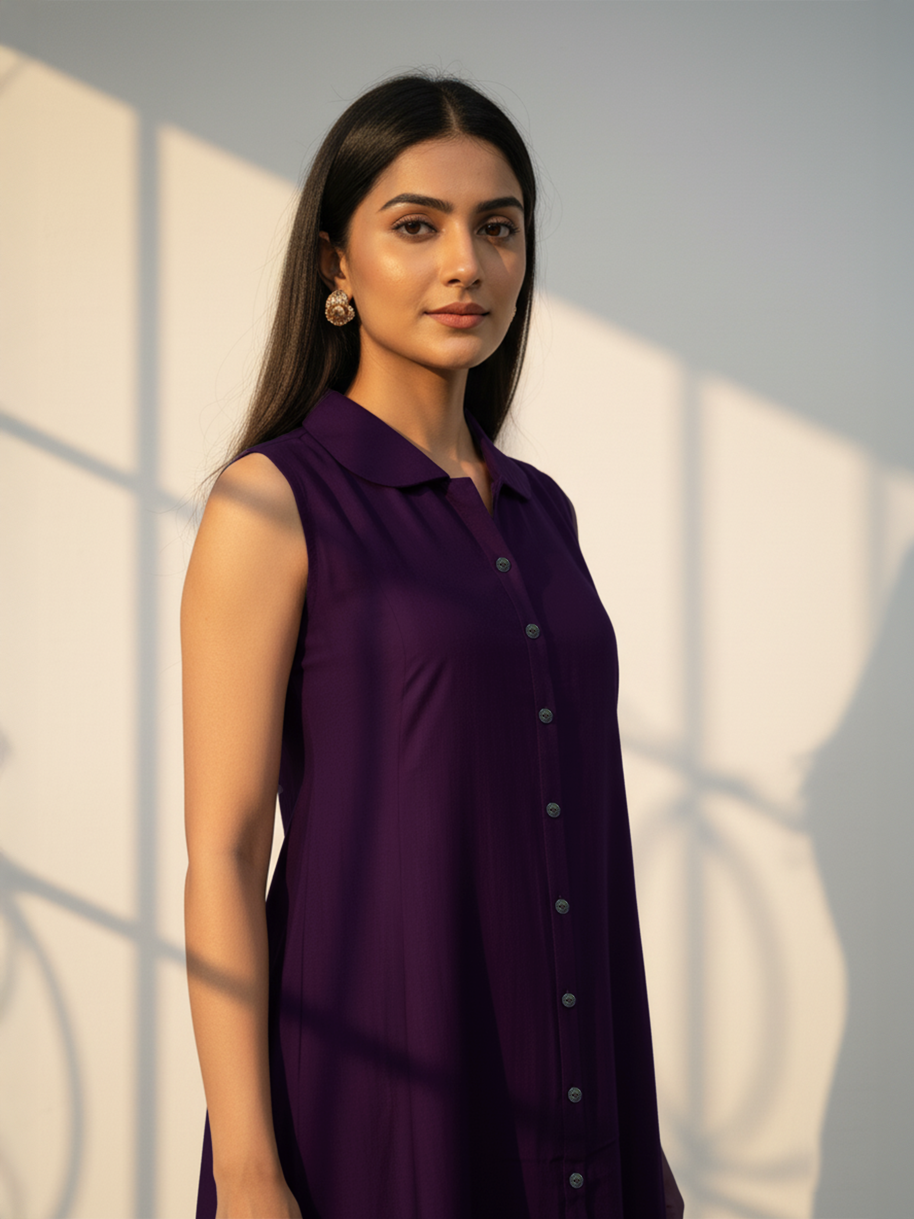 Wine Ember Arc Dress