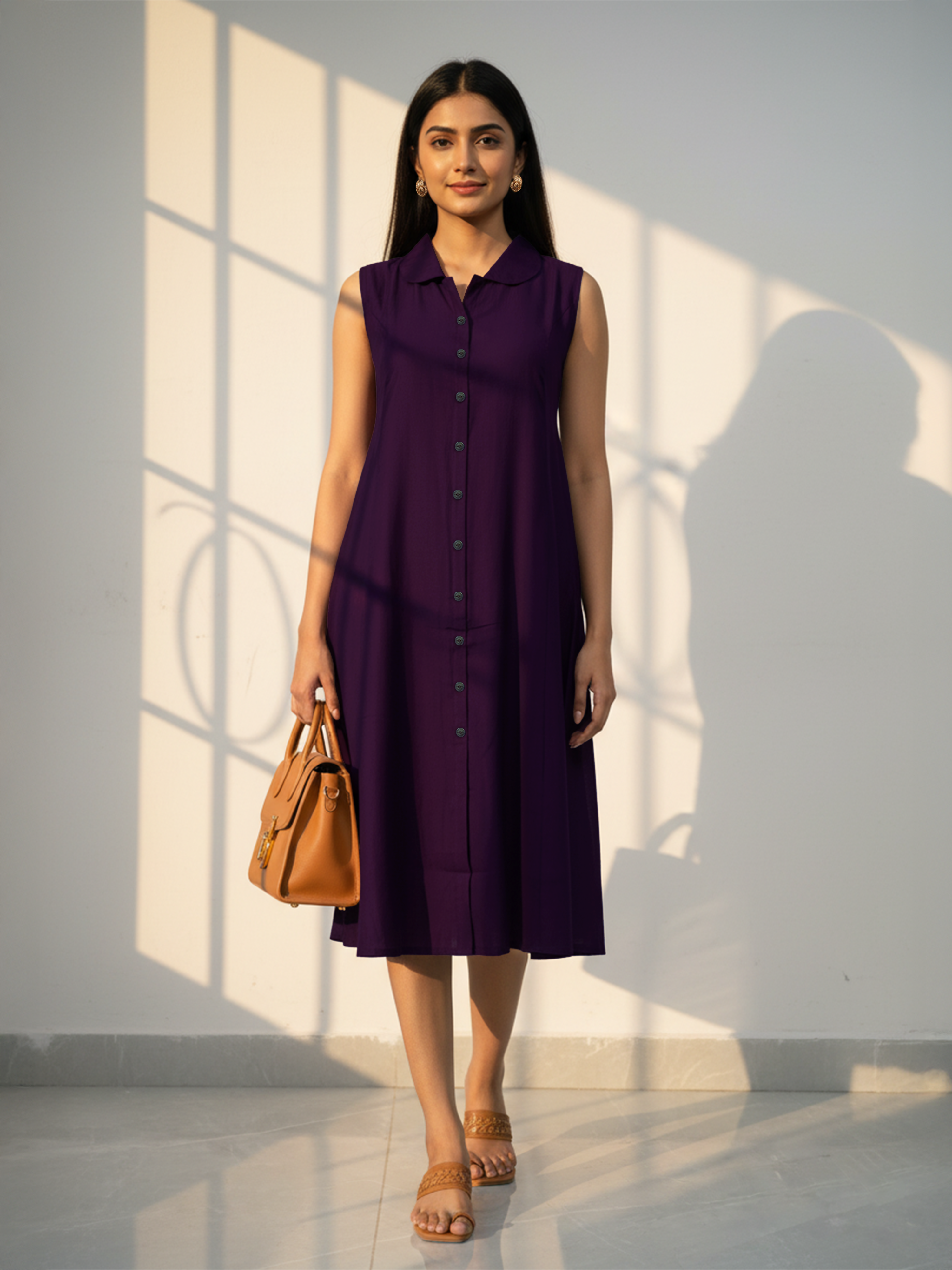 Wine Ember Arc Dress