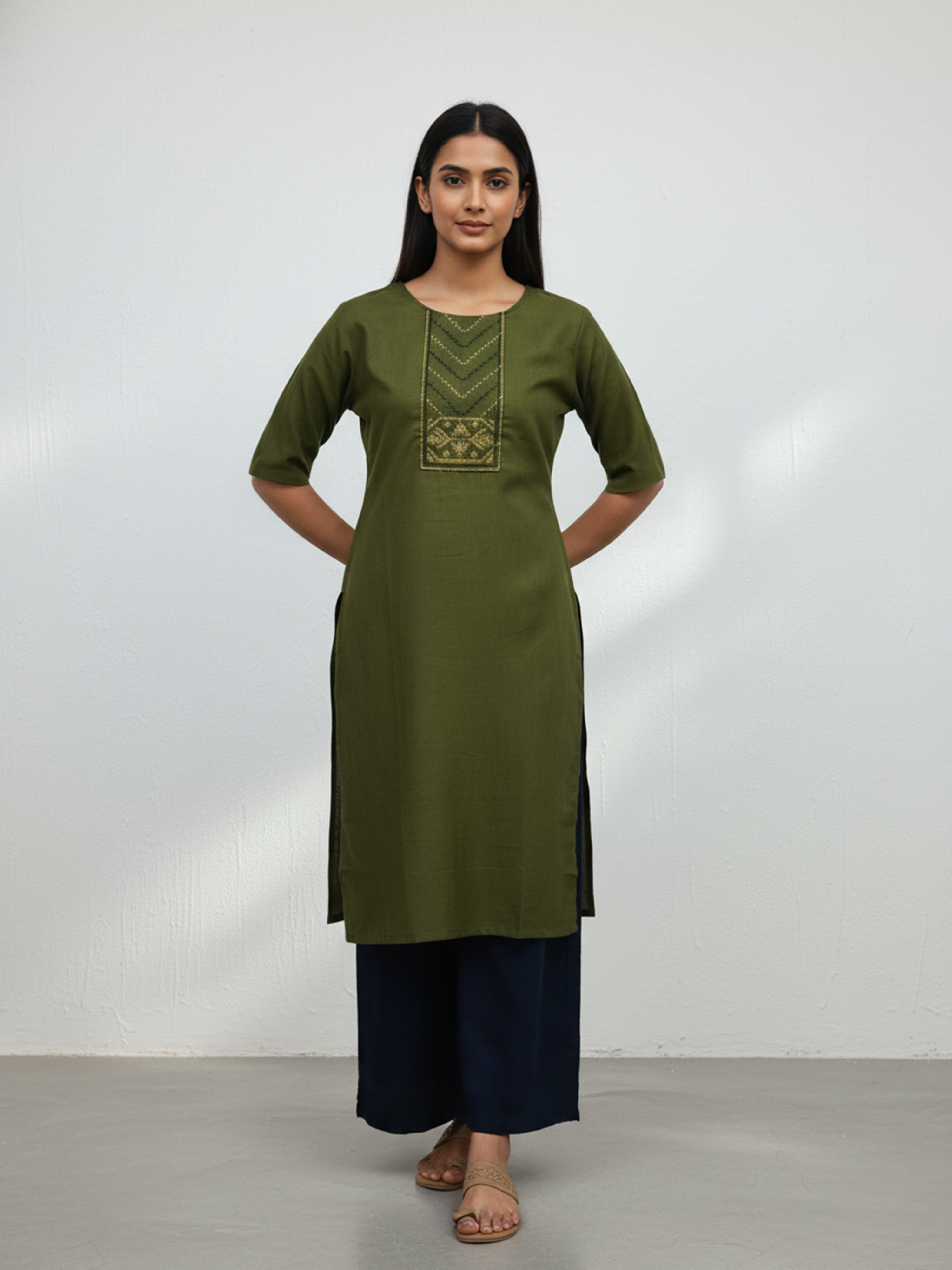 Women’s Mehndi Line Kurti
