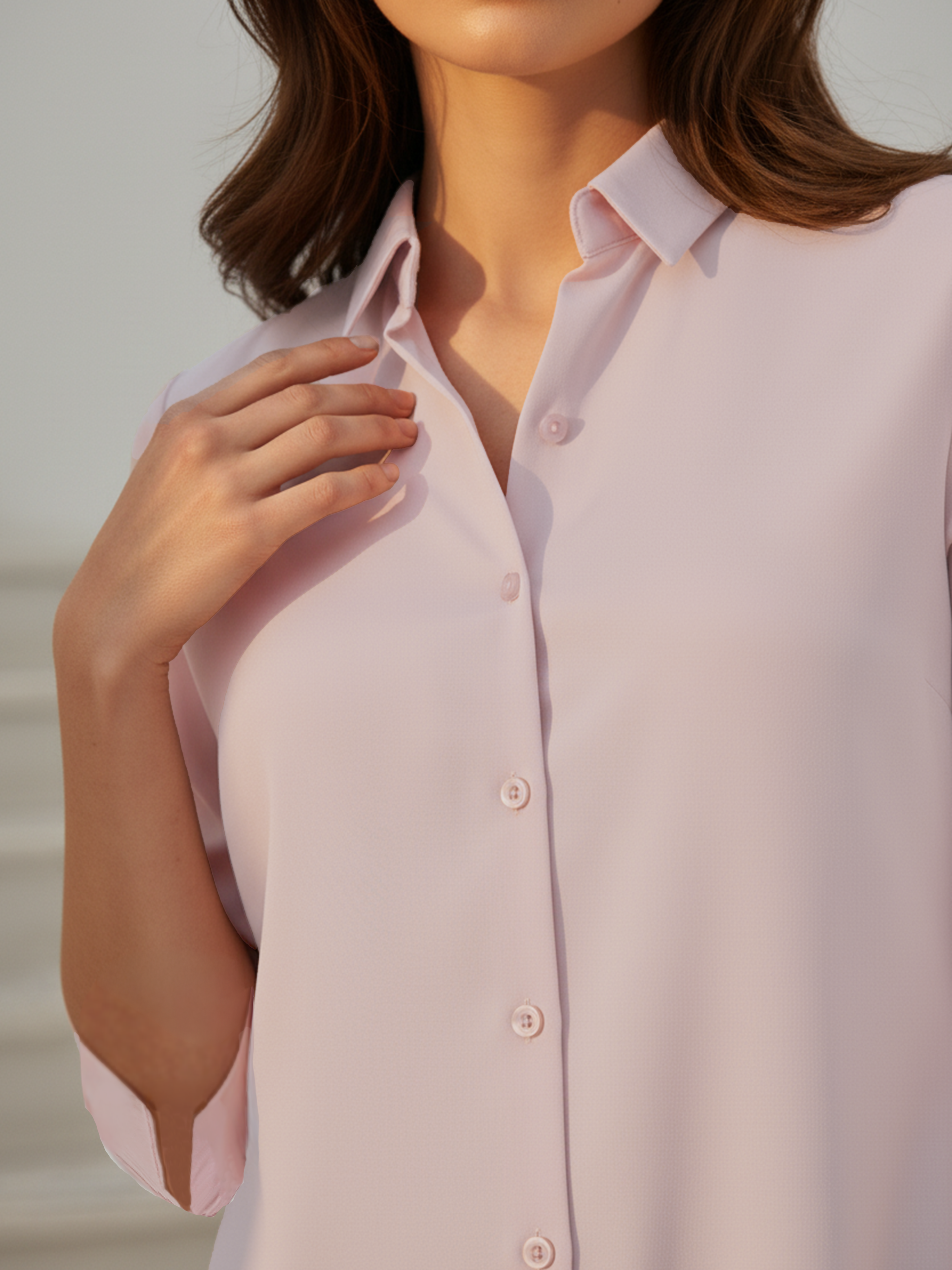 Women’s Light Peach Field Relax Shirt