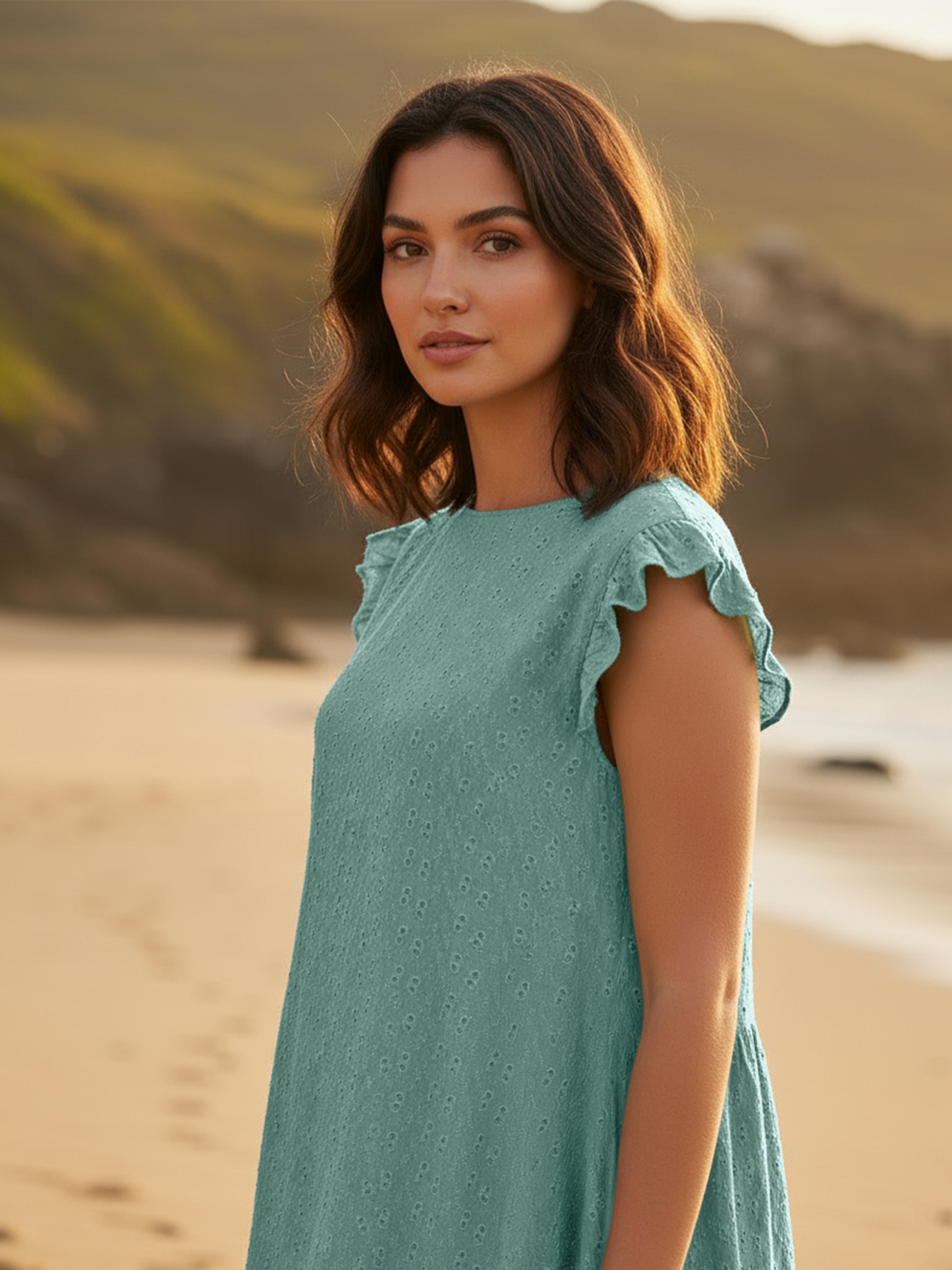 Women’s Sea Blue Cove Flare Dress