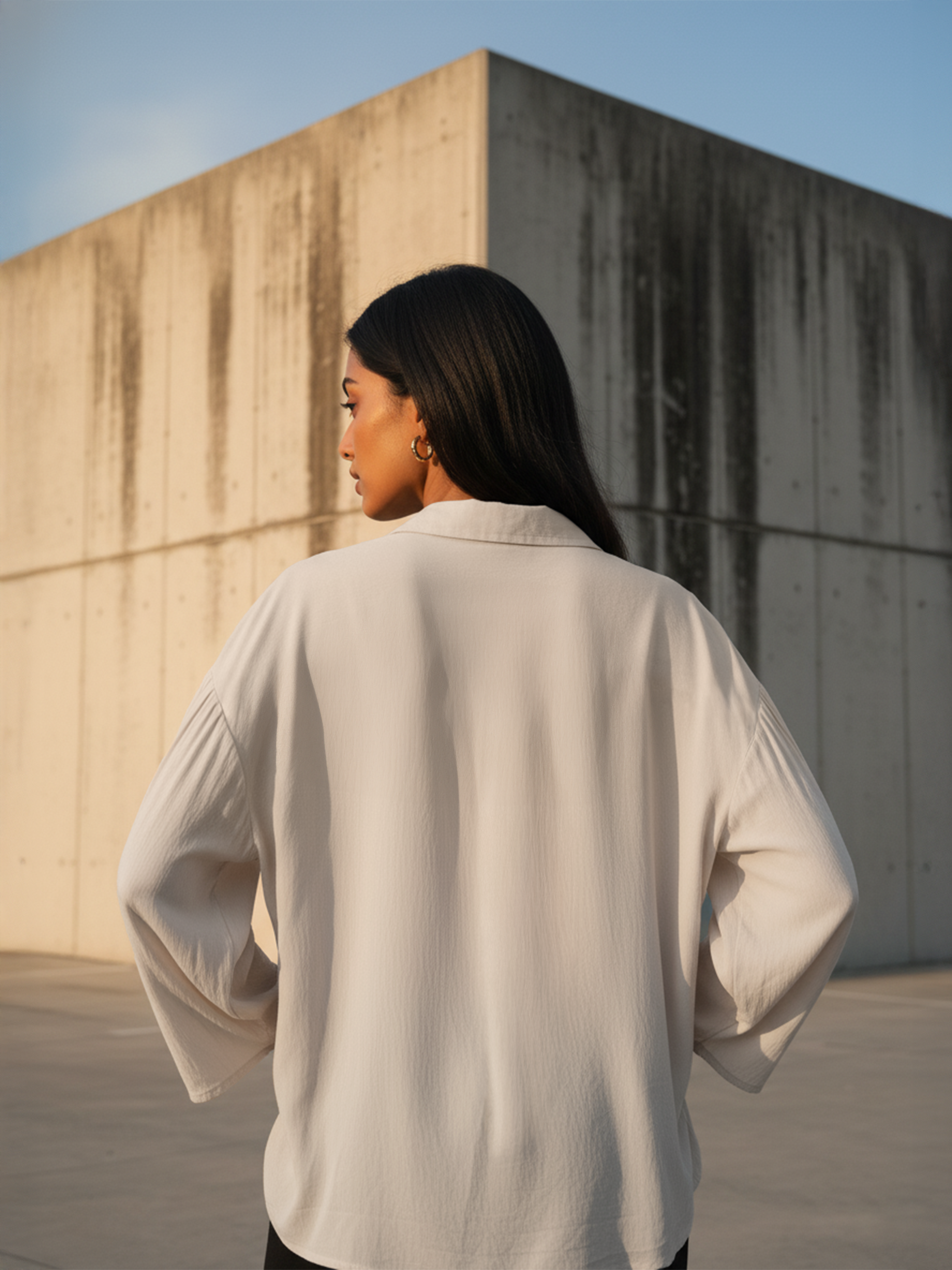 Women’s Bright Chikku Tone Relax Shirt