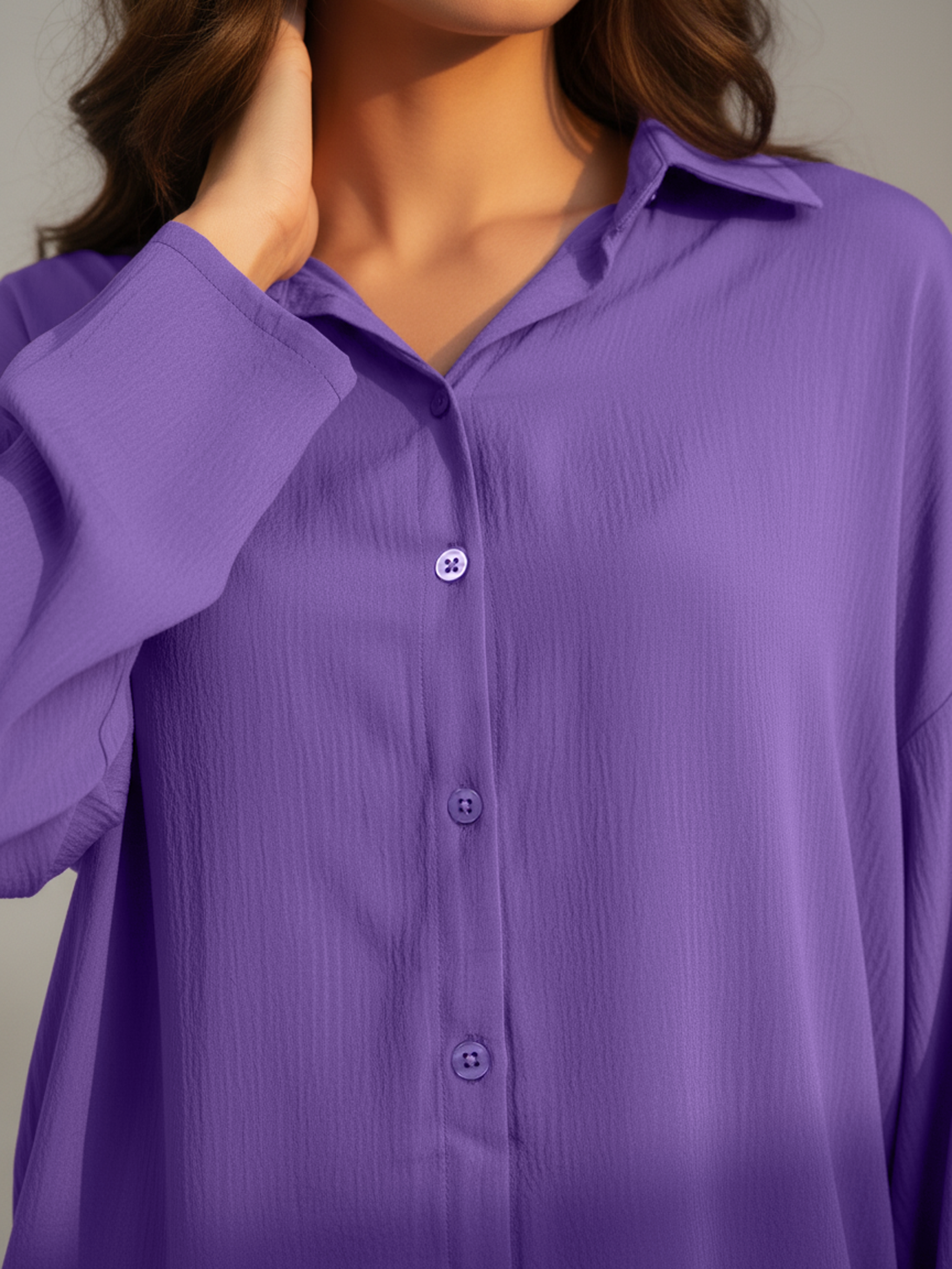 Women’s Purple Aura Relax Shirt