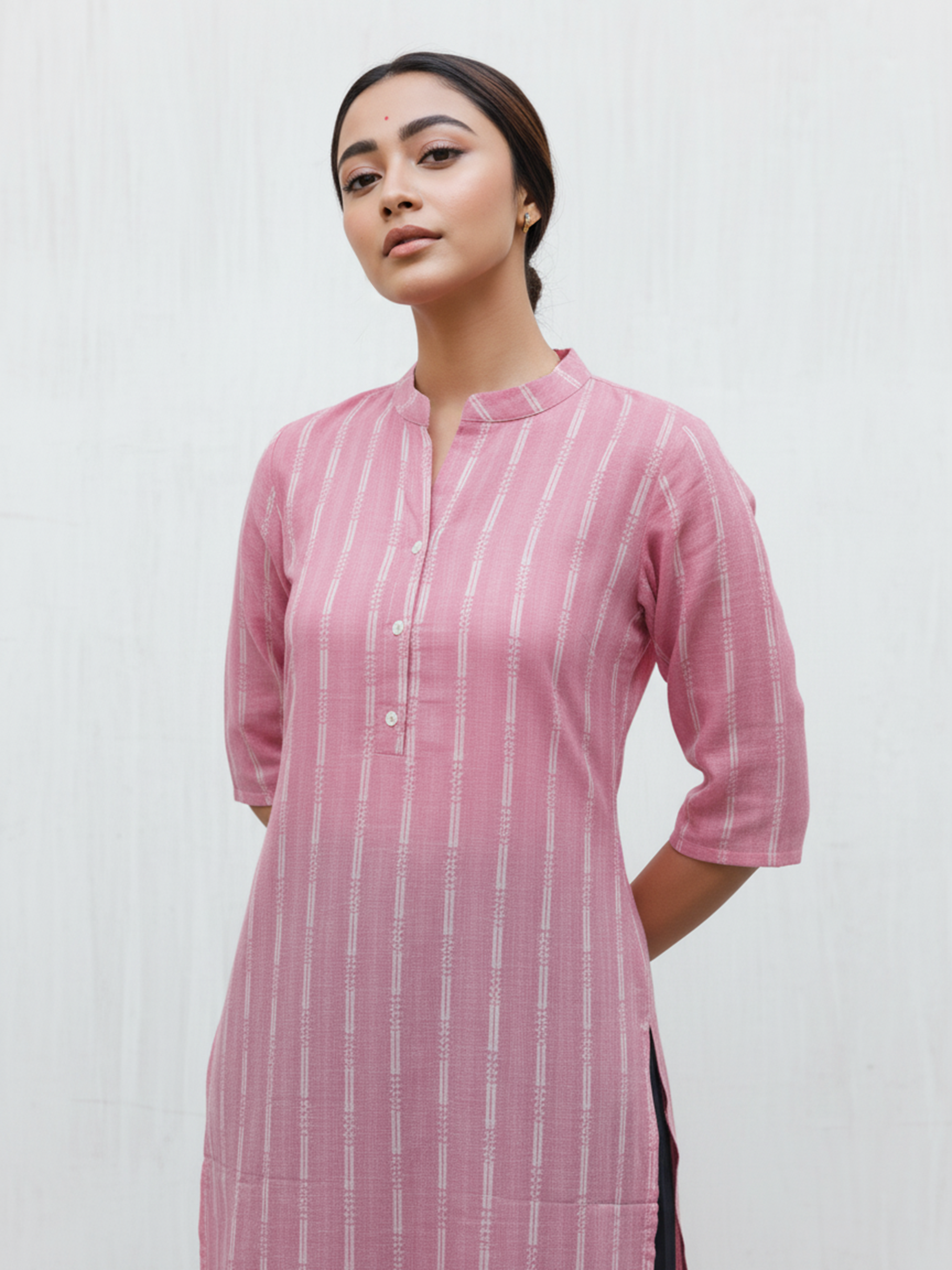 Women’s Light Pink Field Kurti