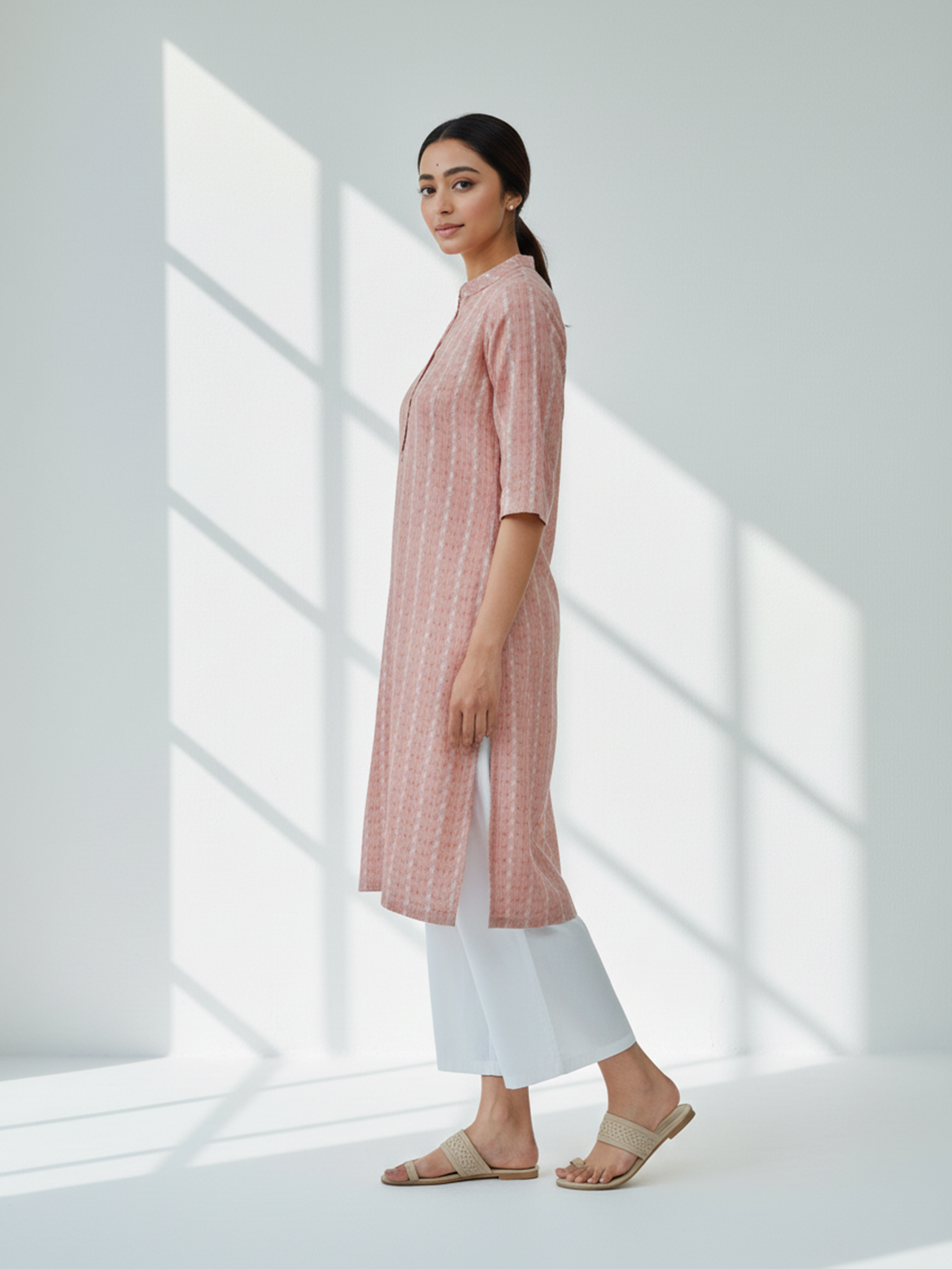 Women’s Peach Aura Kurti