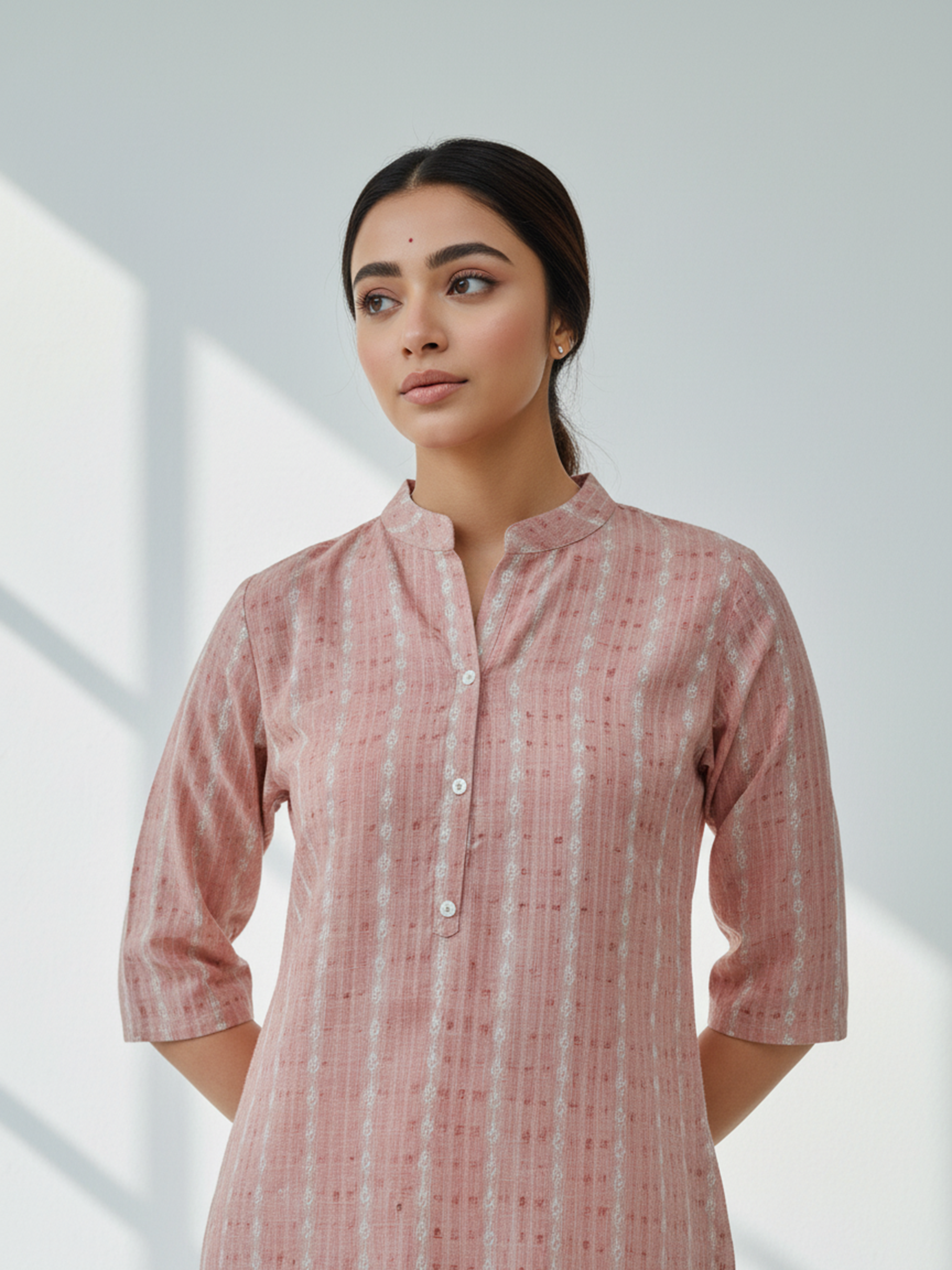 Women’s Peach Aura Kurti