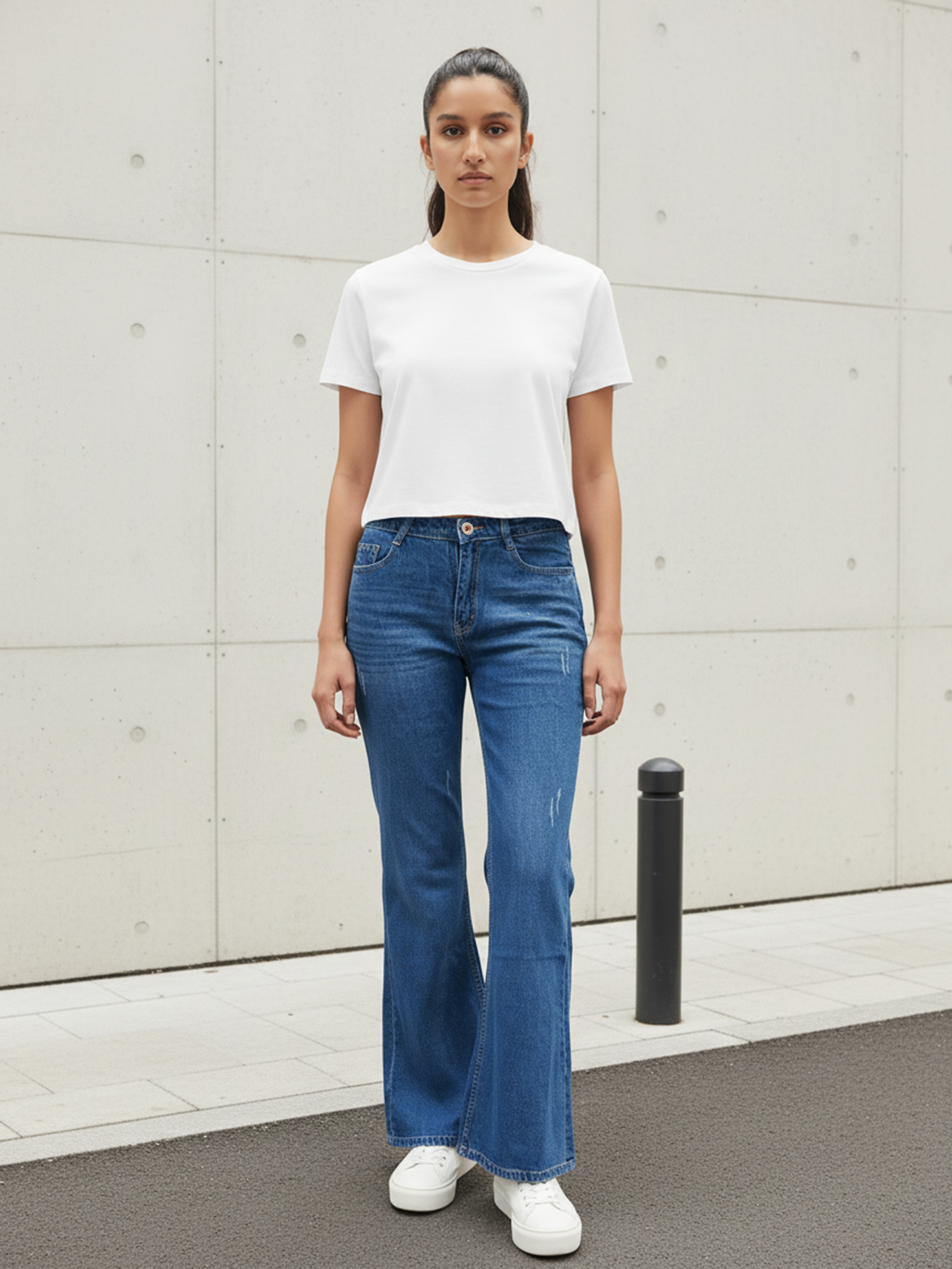 Stone Blue Women's Boot Cut Jeans