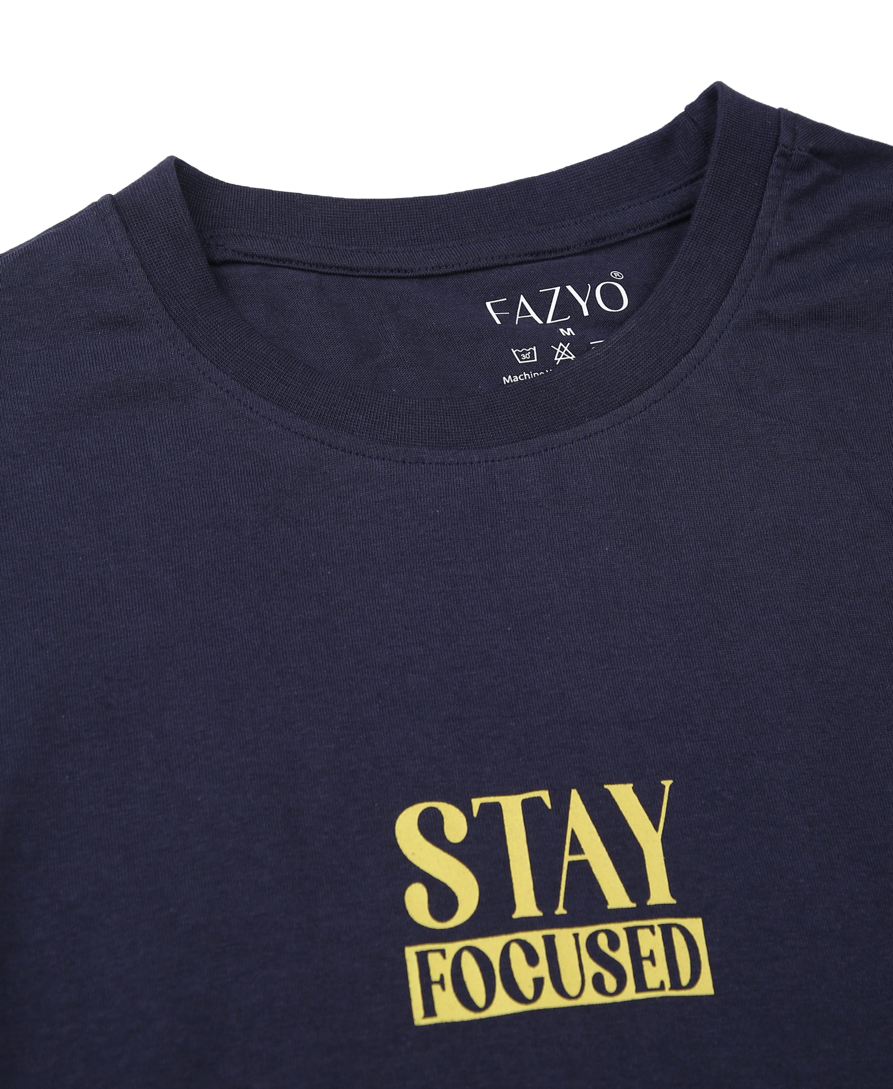 Navy Emblem Oversized Tee