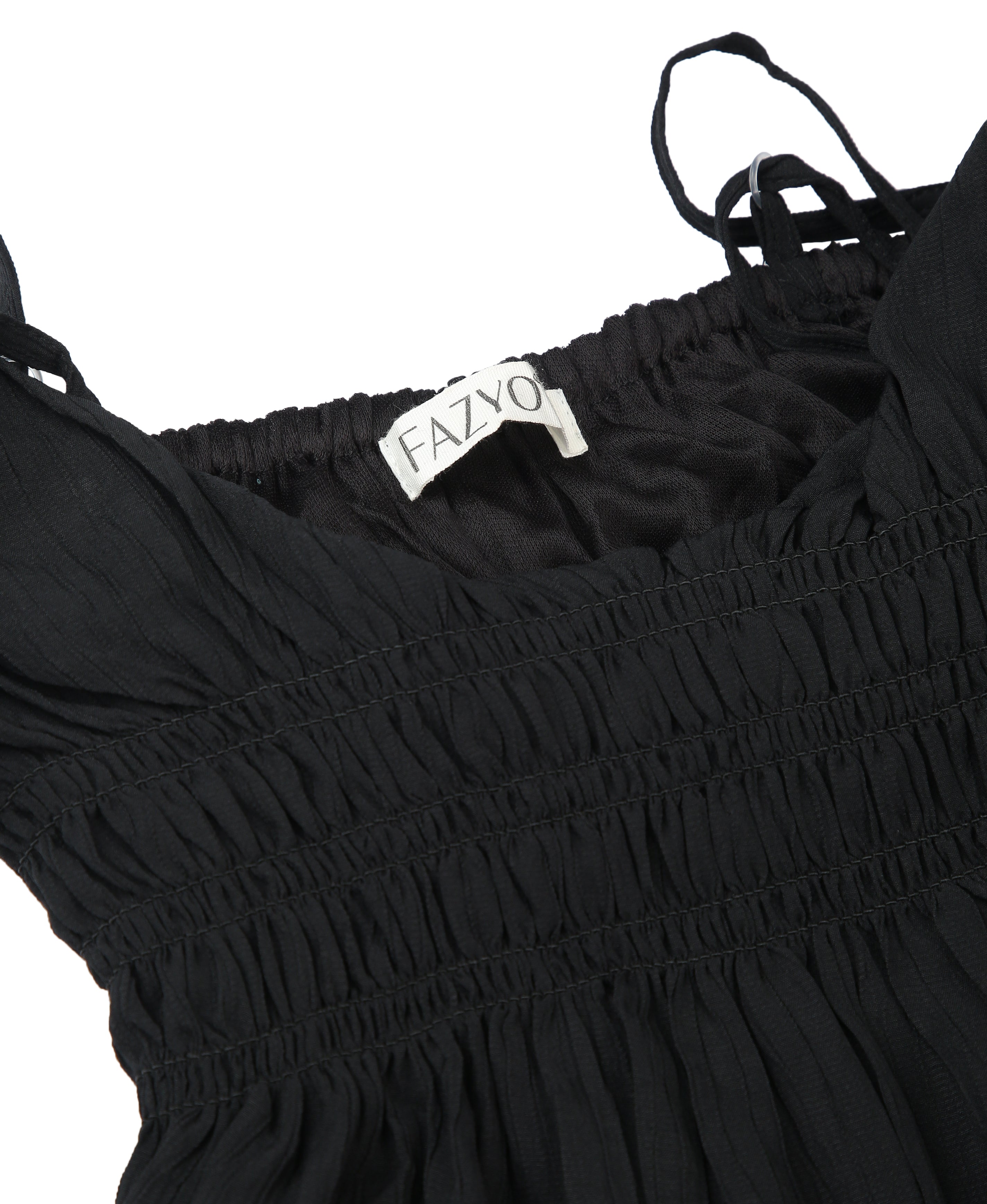 Noir Cotton Day Dress