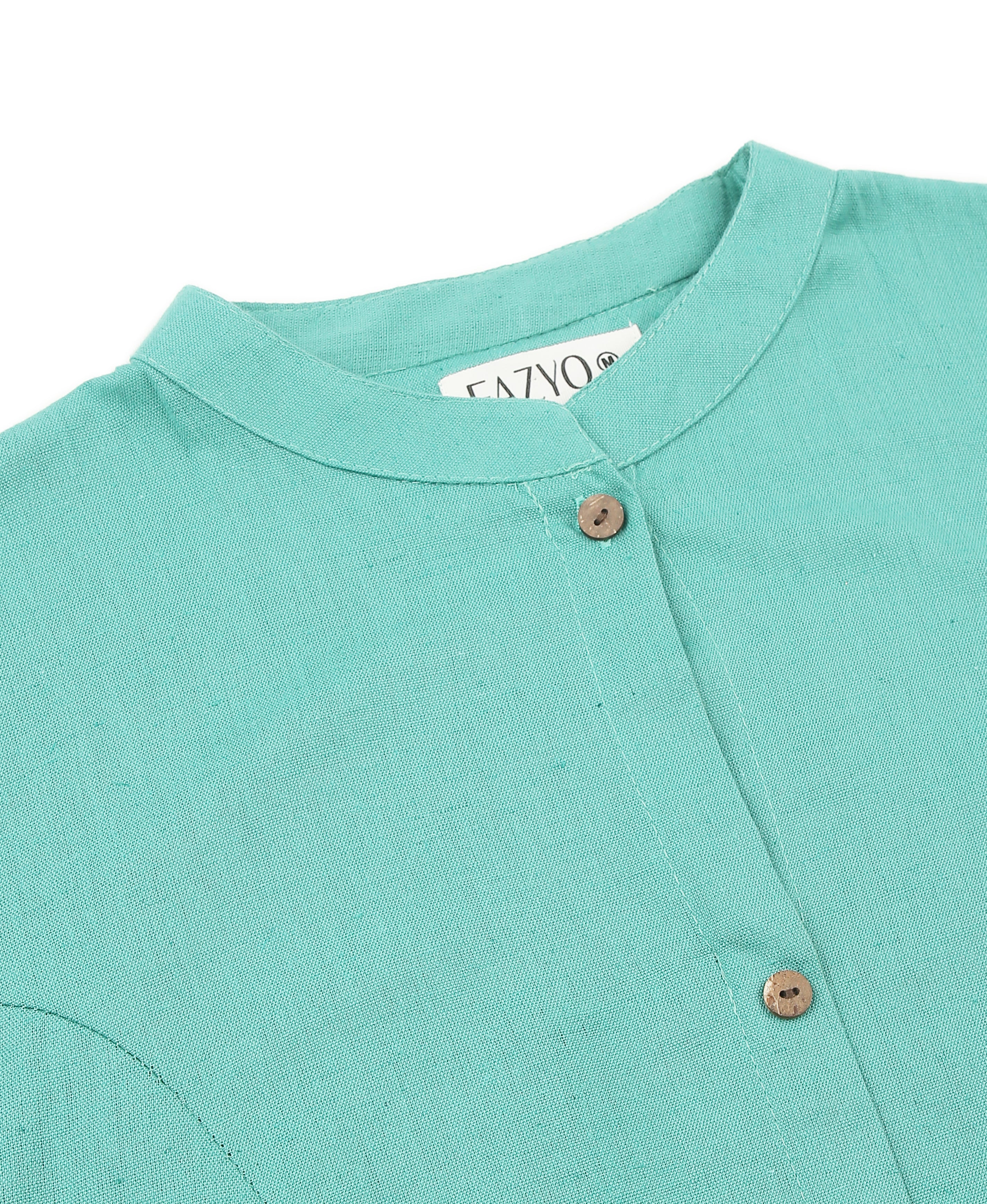 Teal Hakoba Princess Kurti