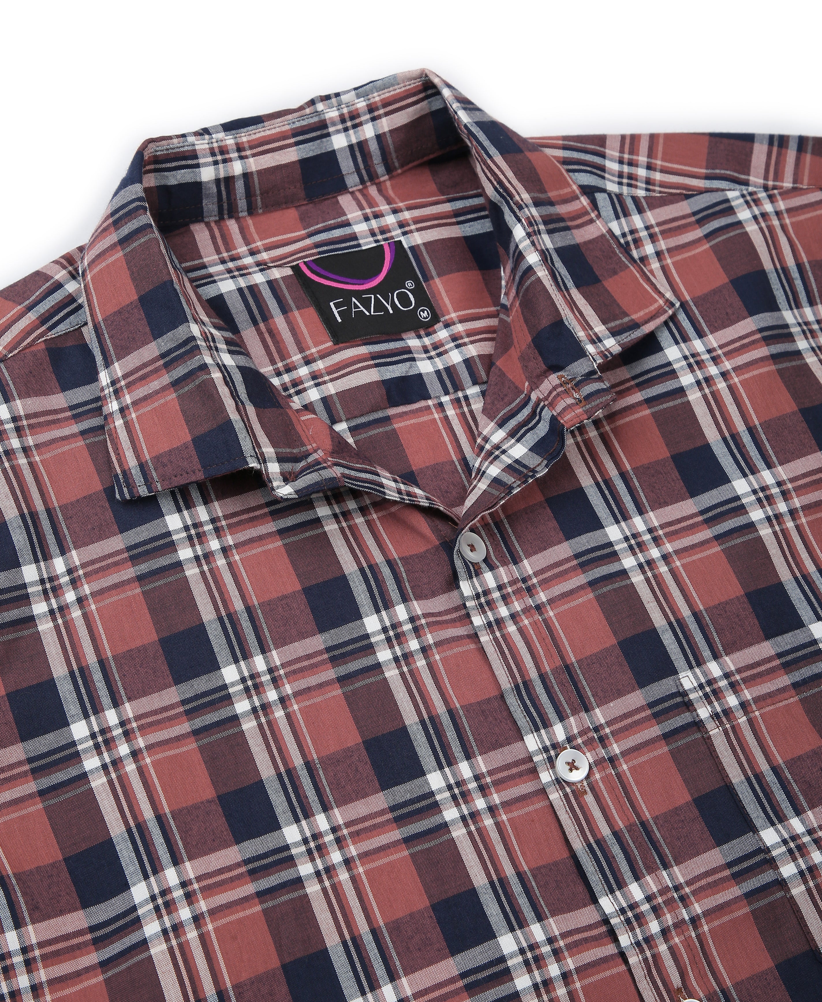 Copper Check Tailored Shirt