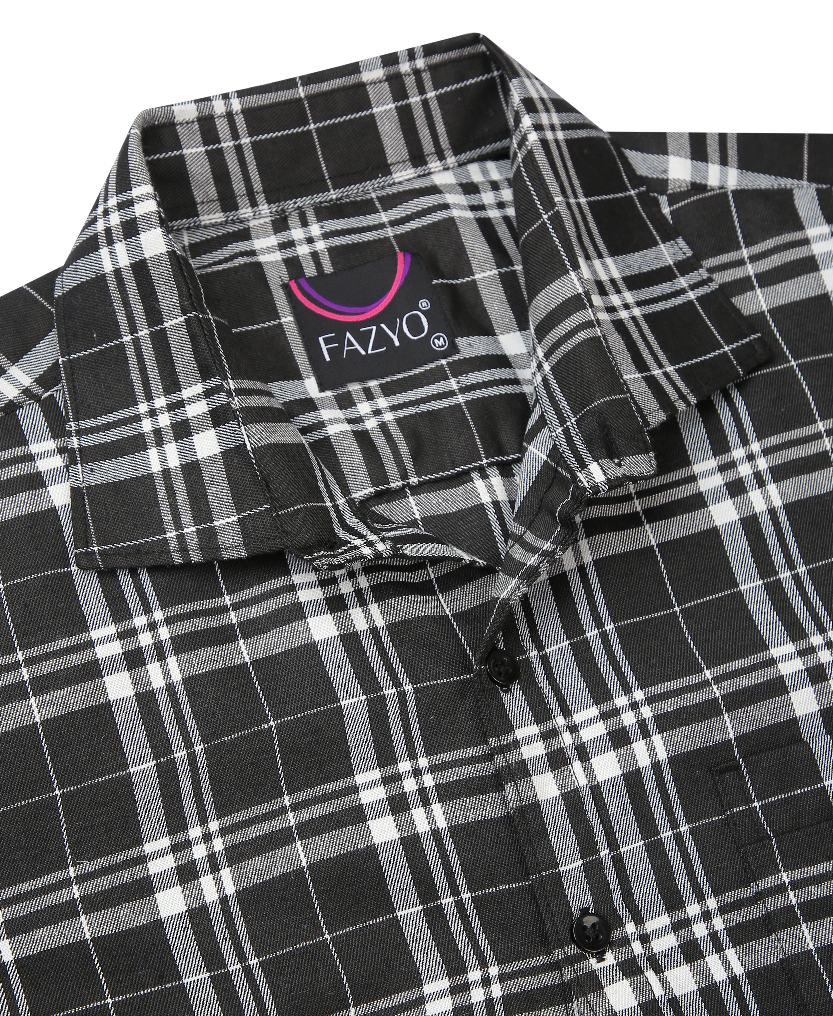 Onyx Check Tailored Shirt