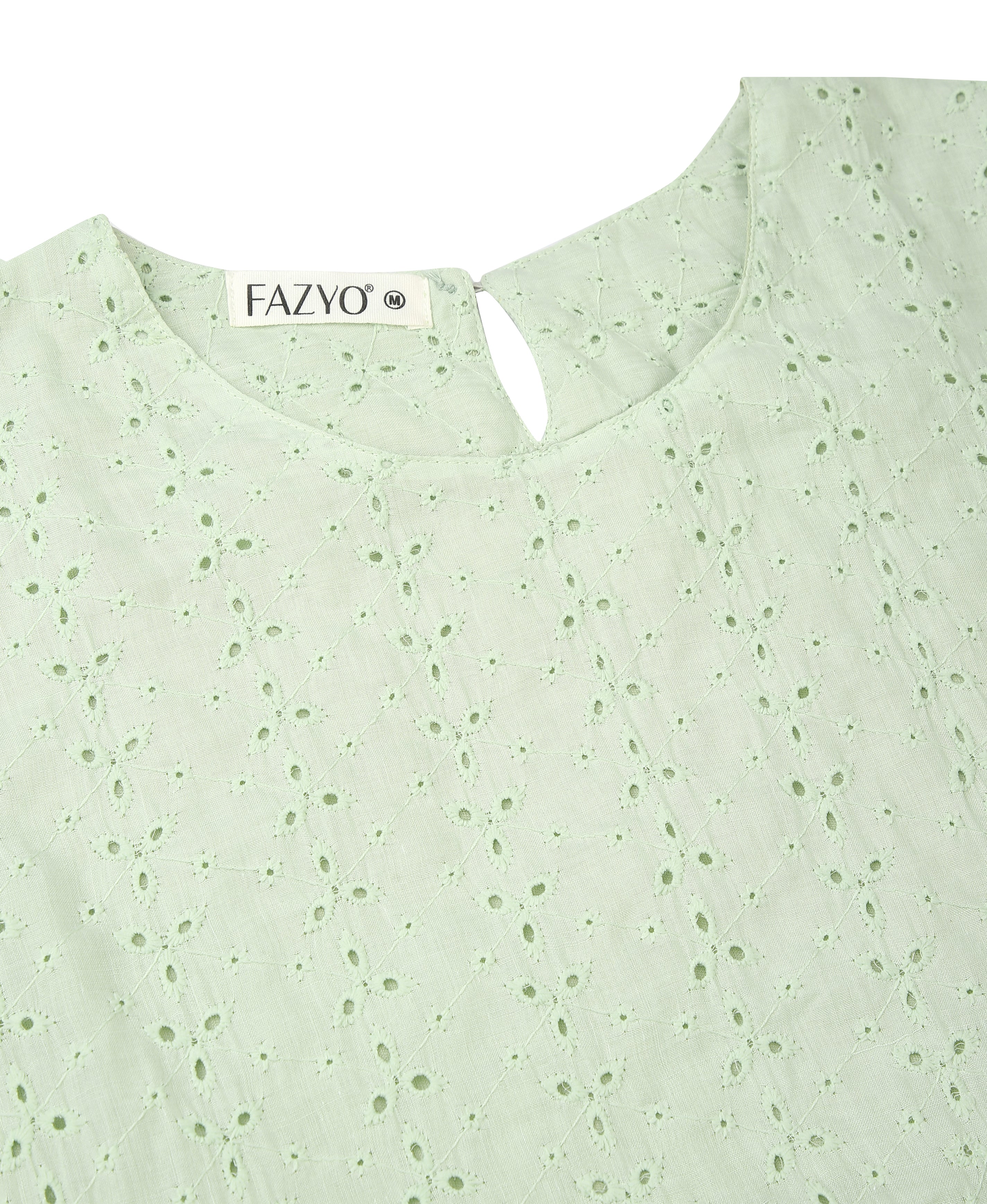 Pista Chiffli Embroidered Flare Dress