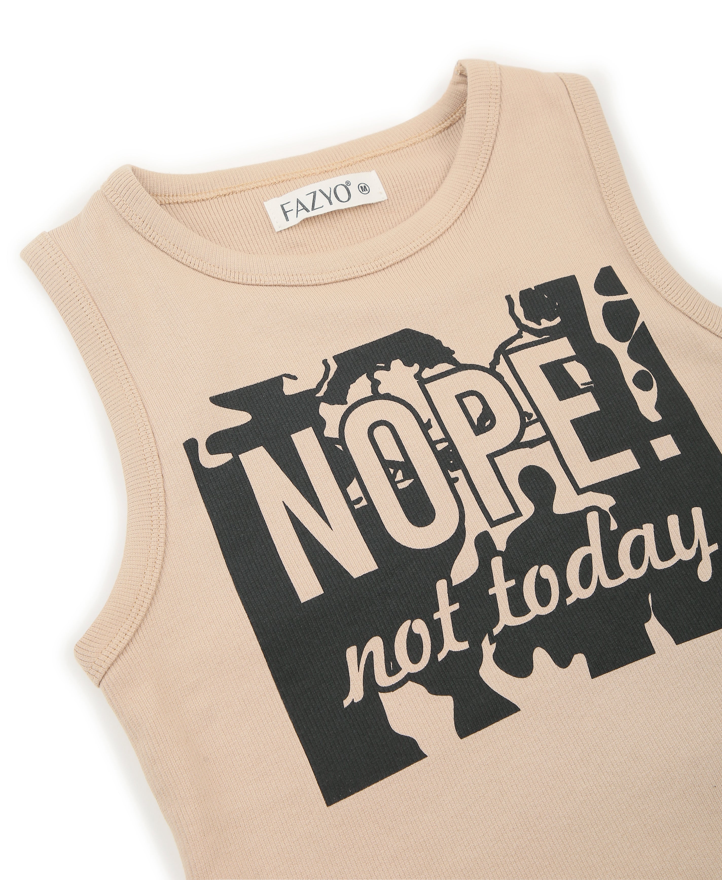 Blush Print Rib Knit Crop Top