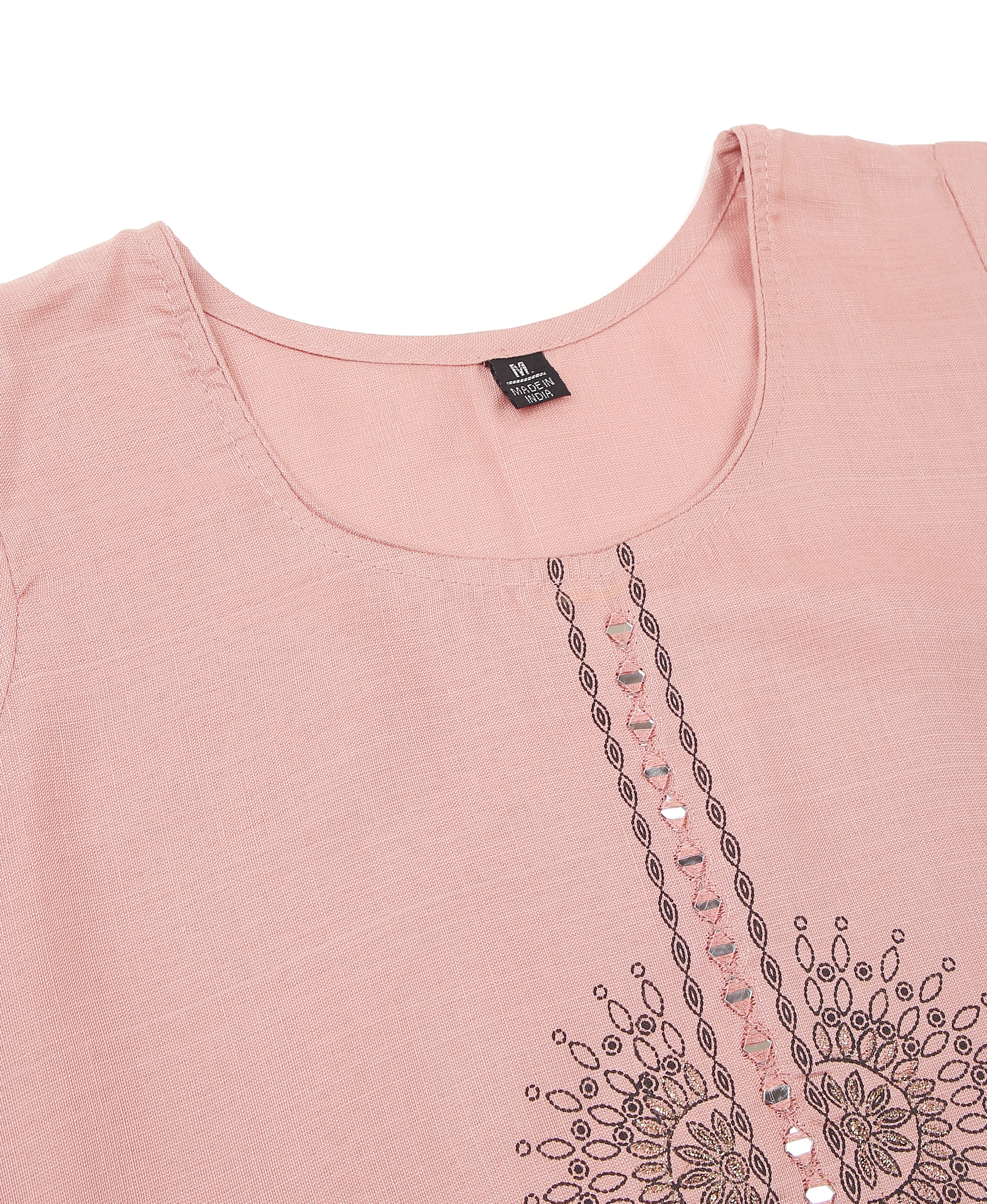 Assorted Glow Poly Cotton Kurti